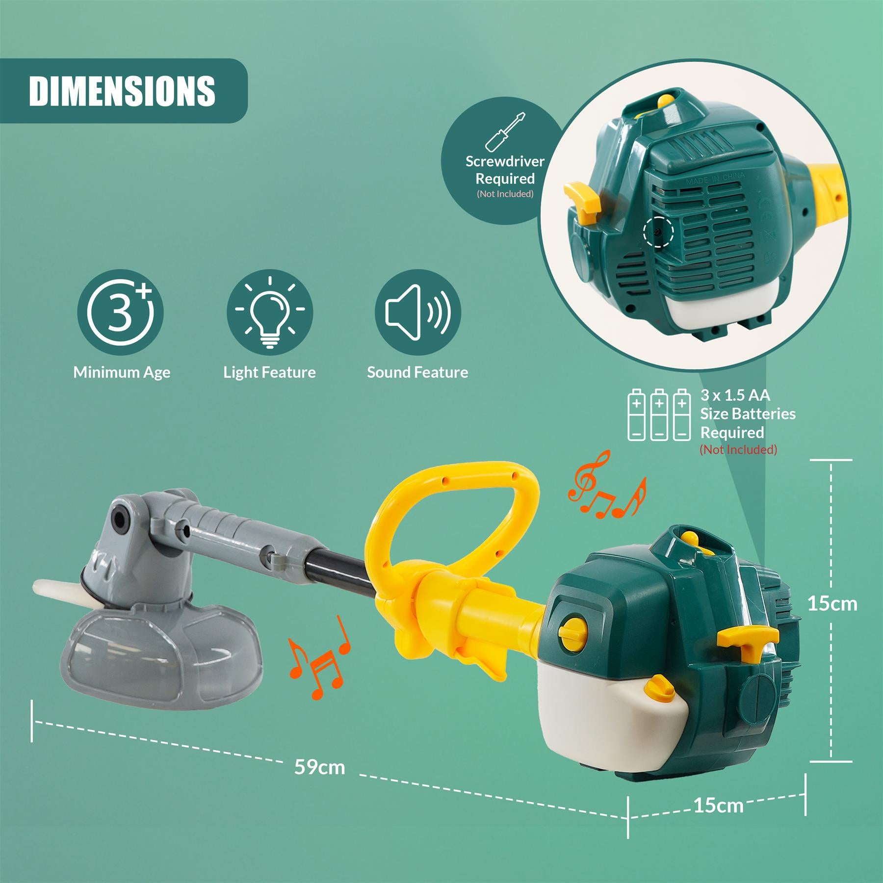 Kids Garden Toy Strimmer by The Magic Toy Shop - The Magic Toy Shop