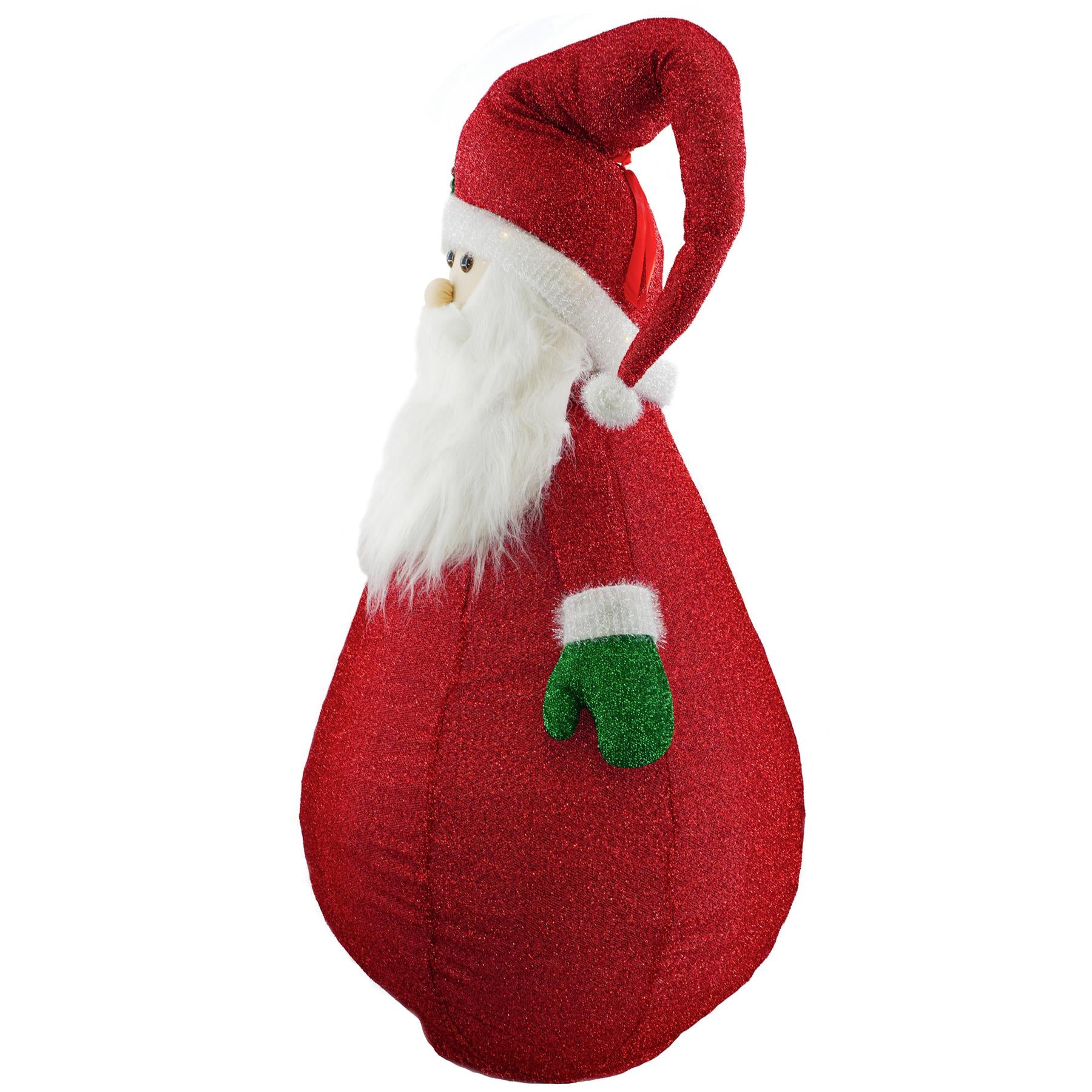 Collapsible Santa Christmas Decoration with LED lights by The Magic Toy Shop - The Magic Toy Shop