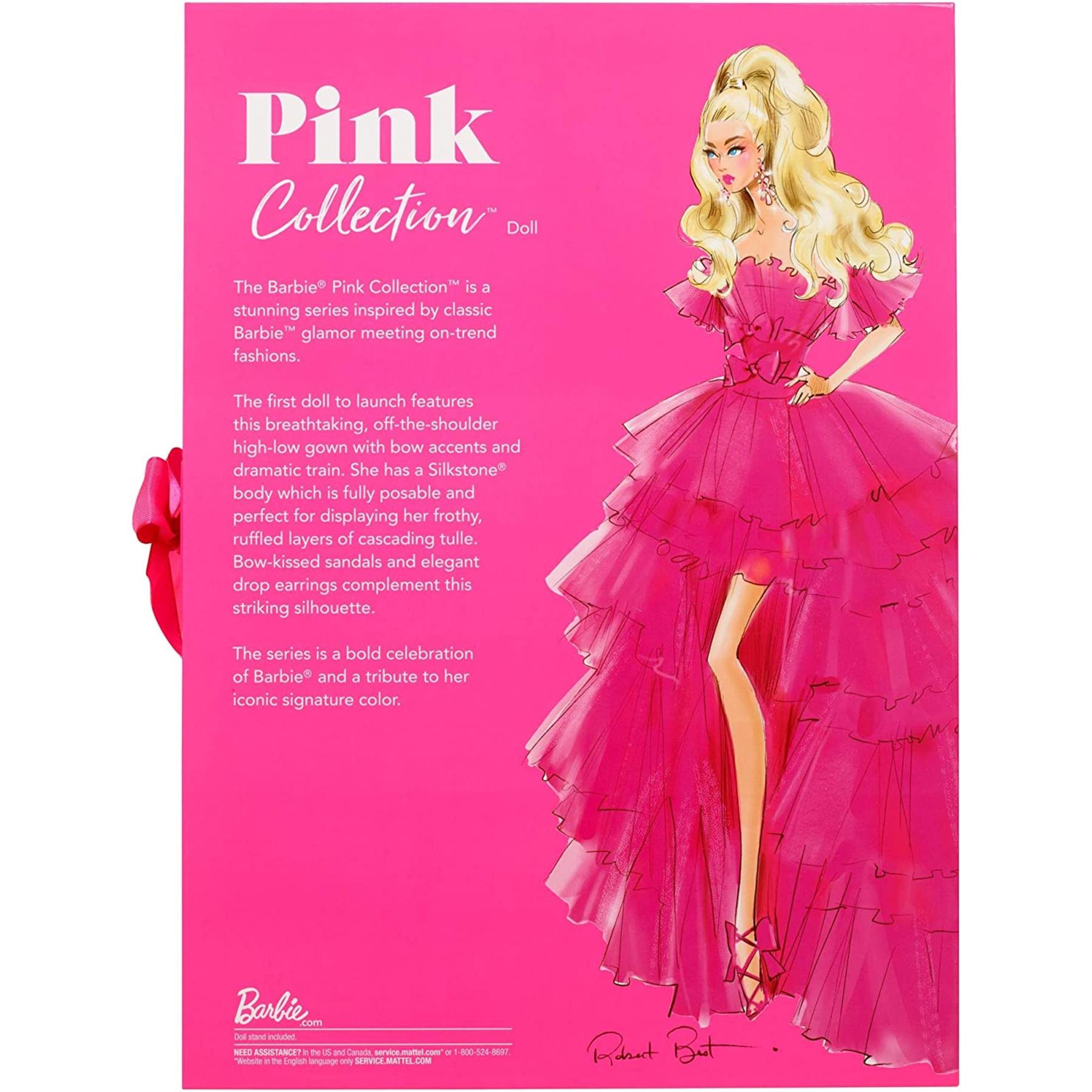 Barbie Pink Collection Doll – Pink Premiere, Barbie Signature Collectable Doll by Barbie - The Magic Toy Shop