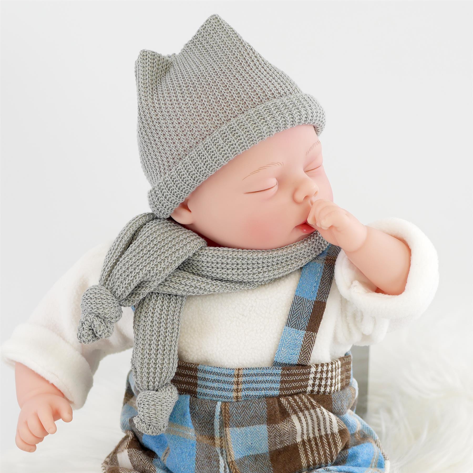 BiBi Baby Doll - Blue Tartan (45 cm / 18") by BiBi Doll - The Magic Toy Shop