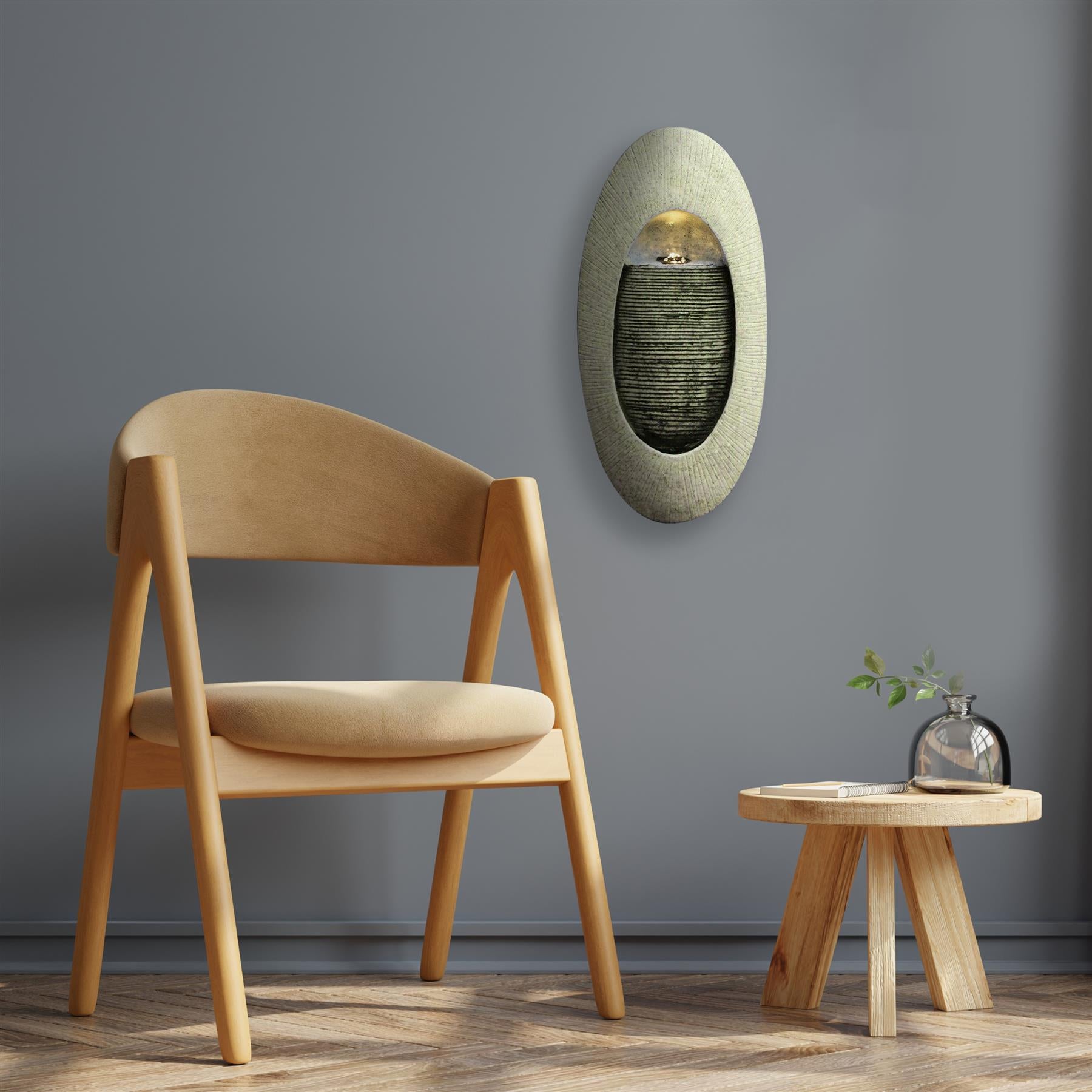 Wall Design Water Feature Outdoor With LED by GEEZY - The Magic Toy Shop