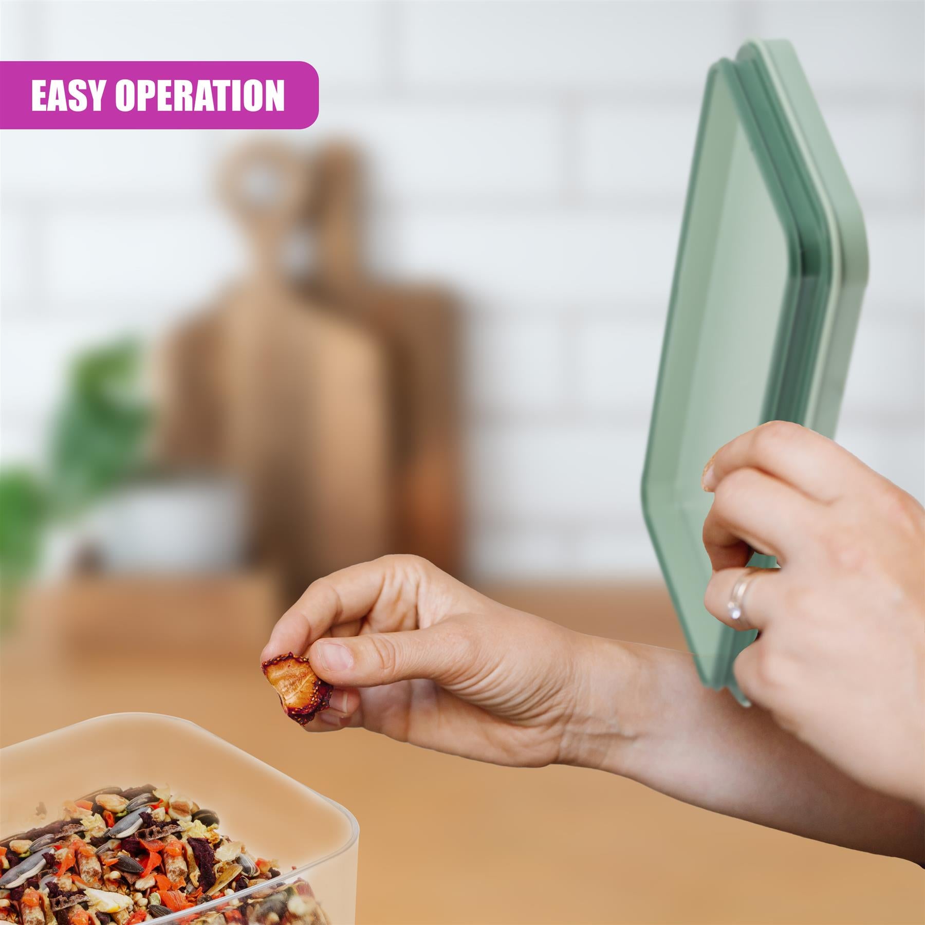 Food Storage Containers Set of 6 by GEEZY - The Magic Toy Shop