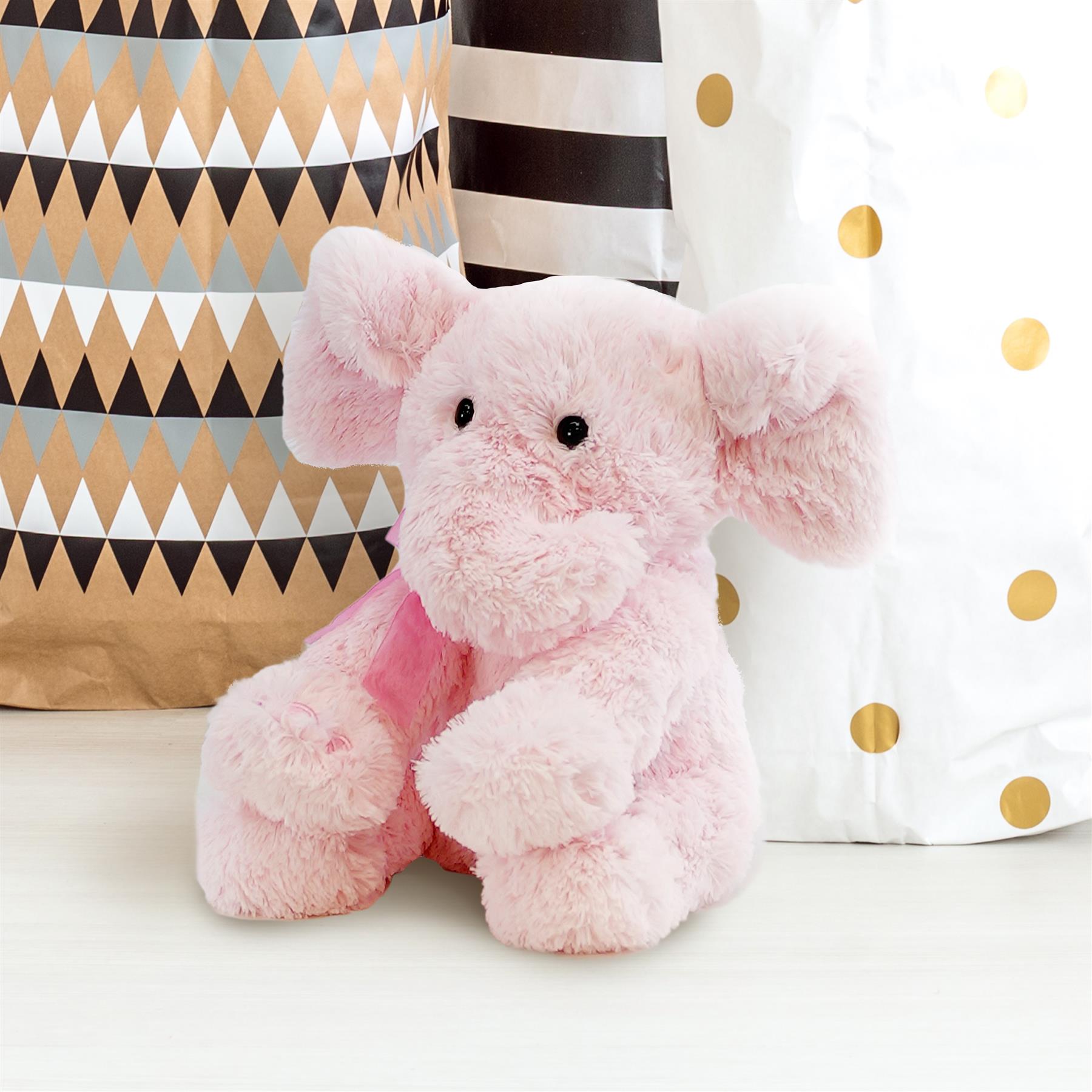 Pink Plush Elephant Soft Toys