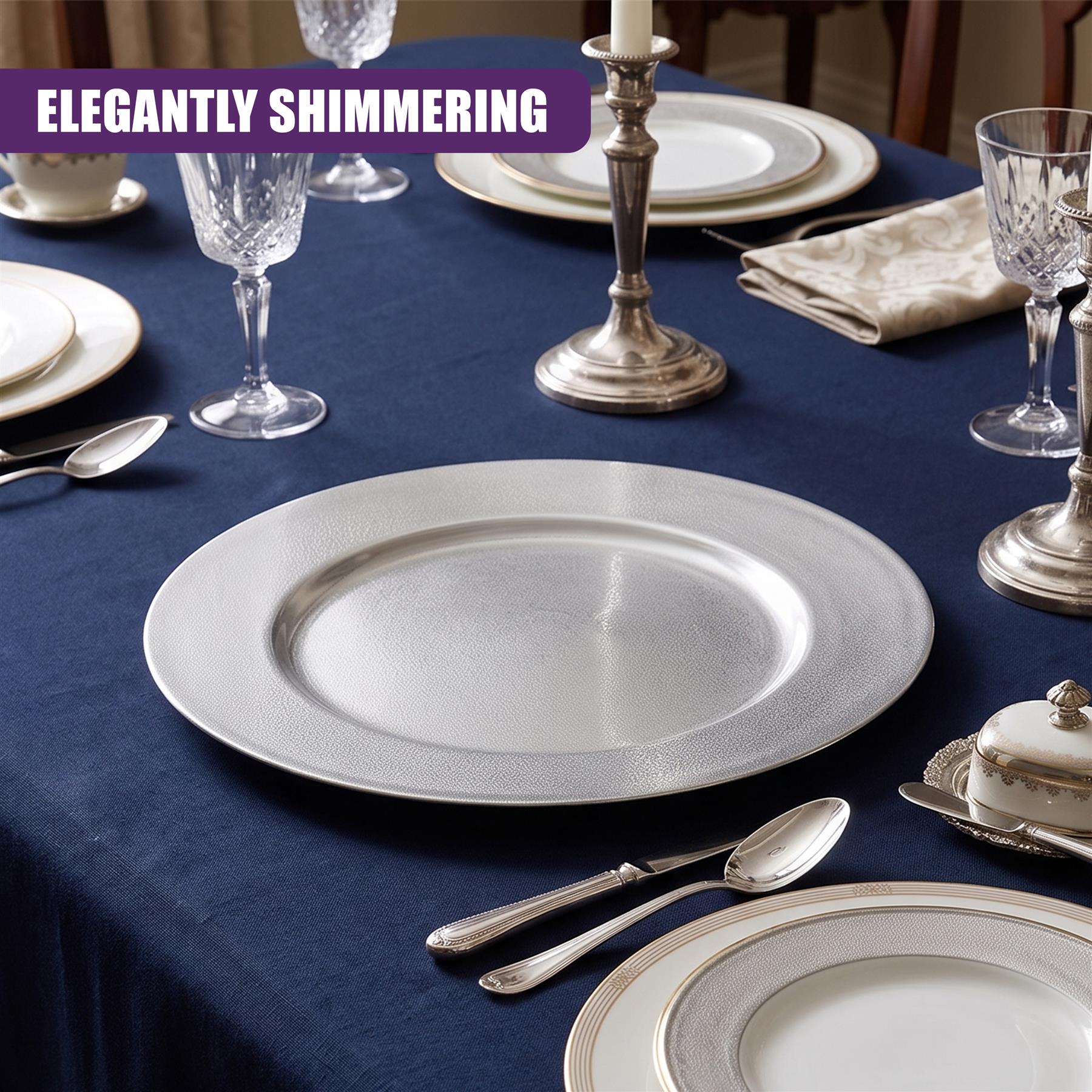 Set of 4 Charger Plates