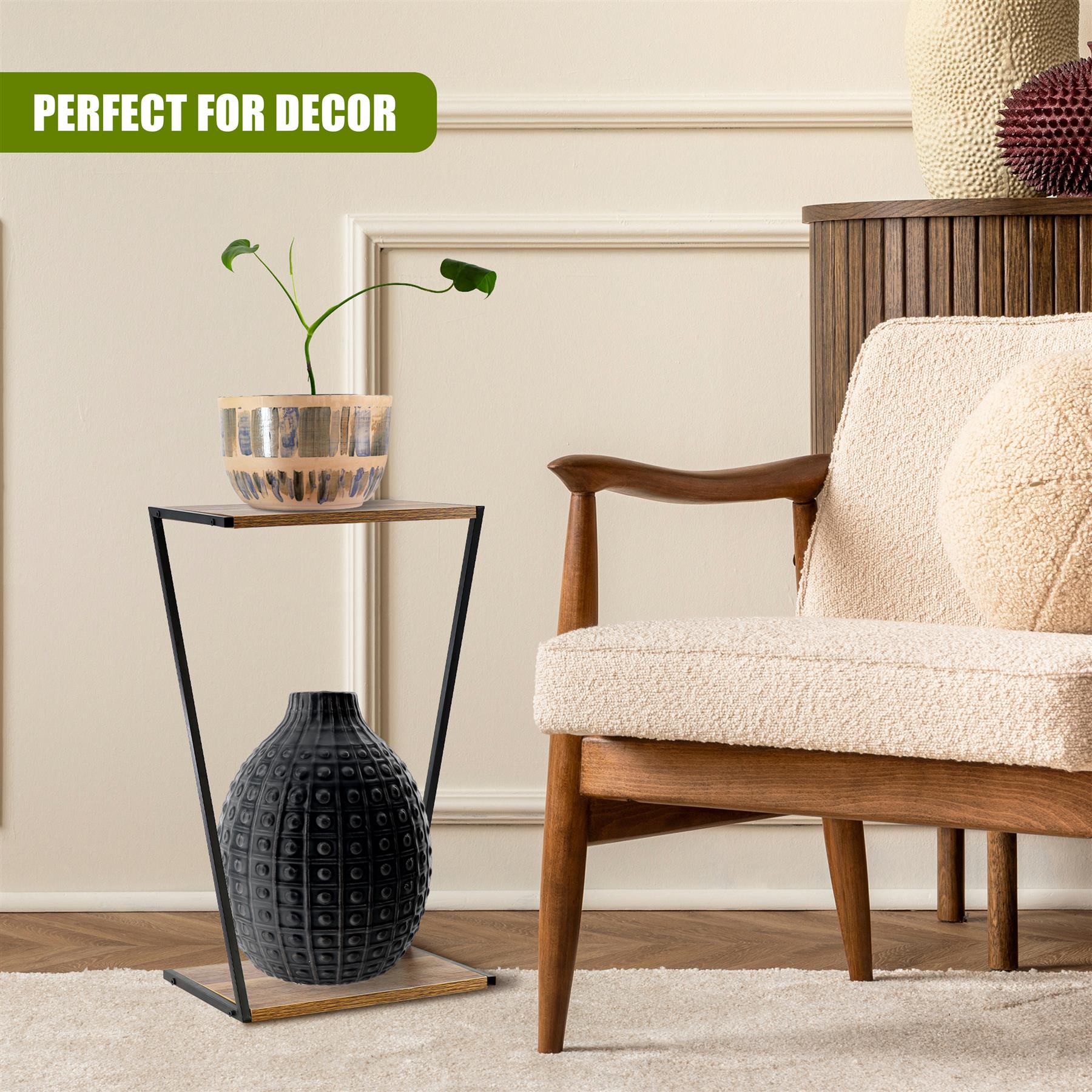 2 Tier Wooden Flower Pot Stand by GEEZY - The Magic Toy Shop