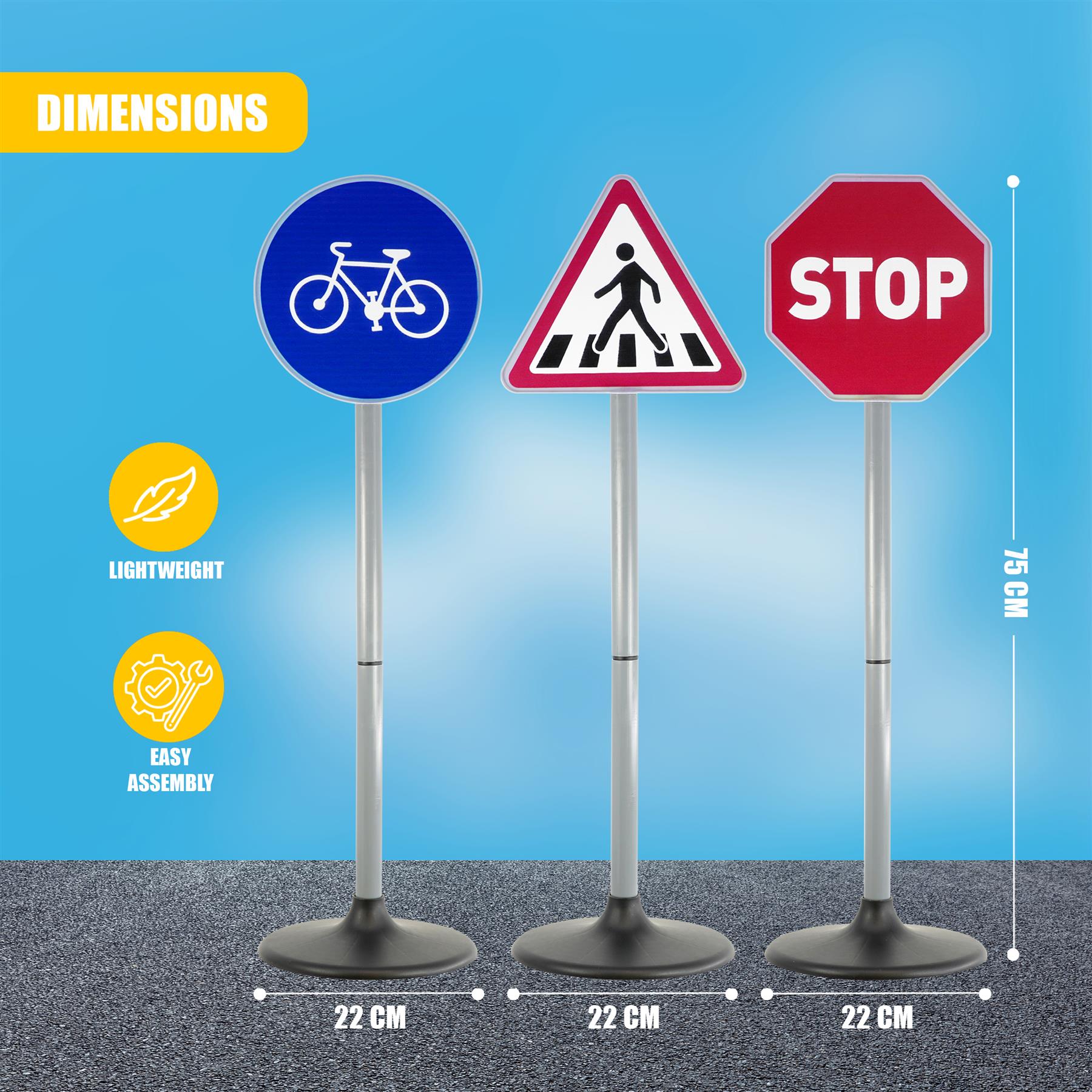 Kids Road Safety Road Signs by The Magic Toy Shop - The Magic Toy Shop
