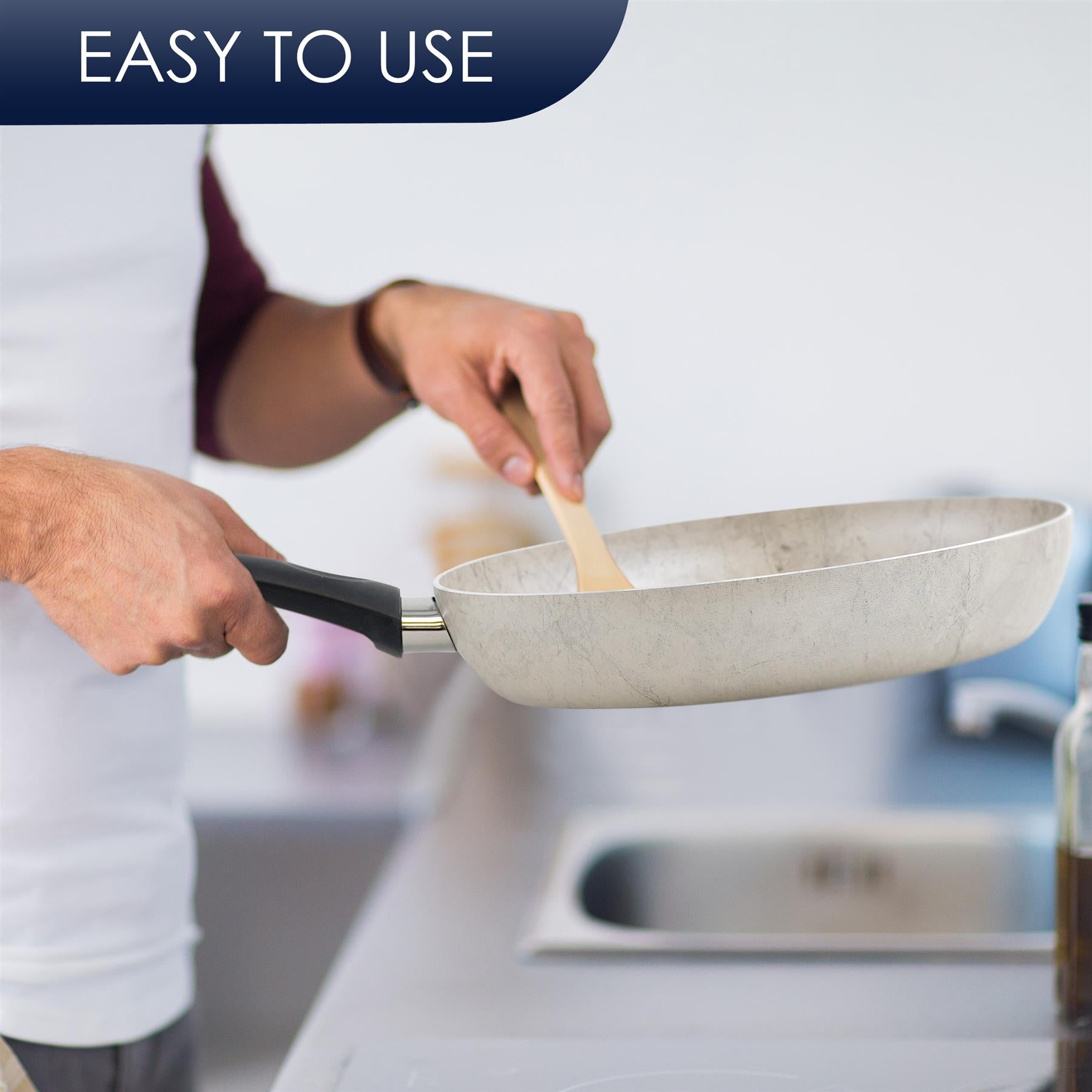 Cream 5 pc Non-Stick Pots and Pans Set by Geezy - The Magic Toy Shop