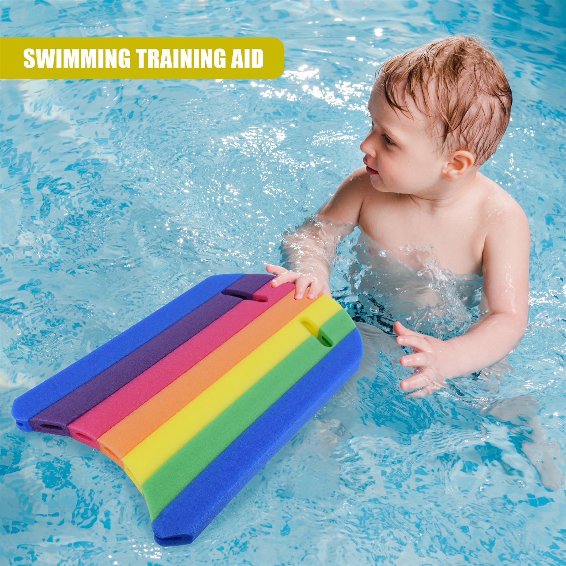 Rainbow Eva Foam Kickboard by Geezy - The Magic Toy Shop
