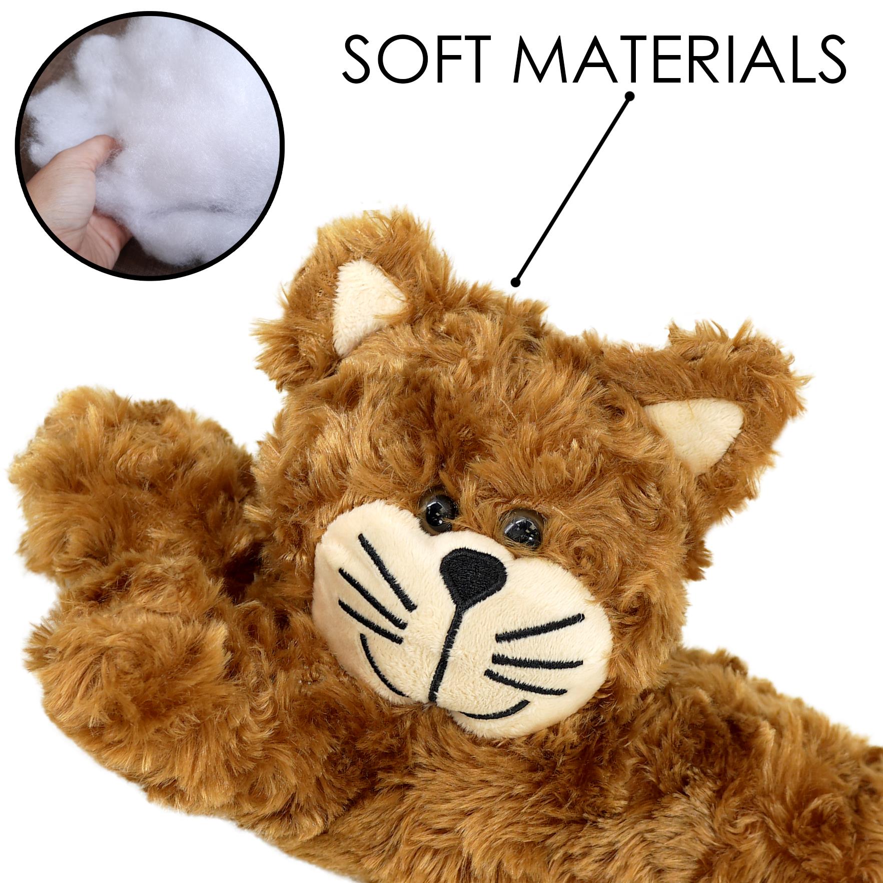 Novelty Draught Excluder for Doors Brown Cat Design by GEEZY - The Magic Toy Shop