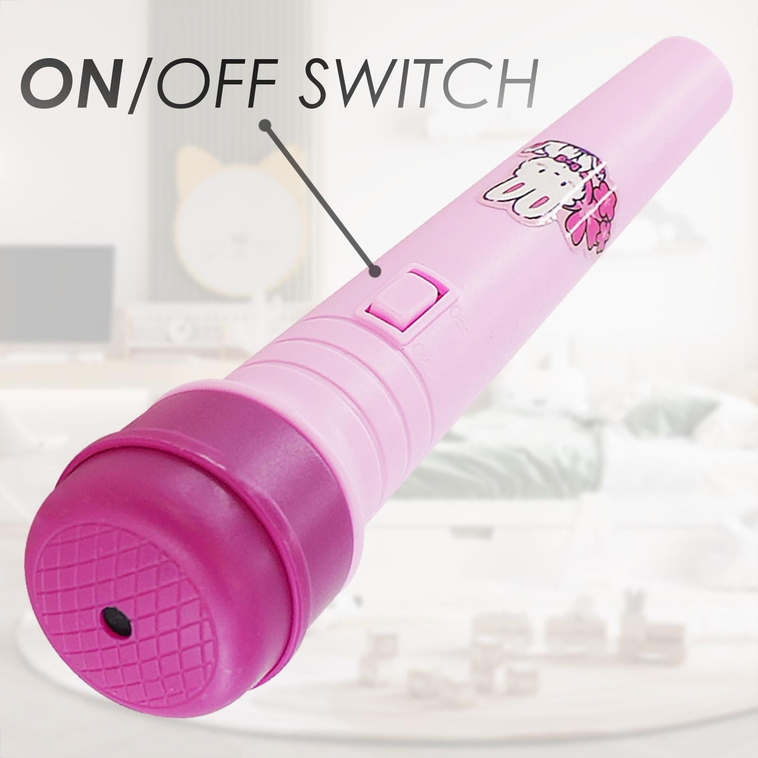 Pink Guitar Playset with Microphone & Stand by The Magic Toy Shop - The Magic Toy Shop