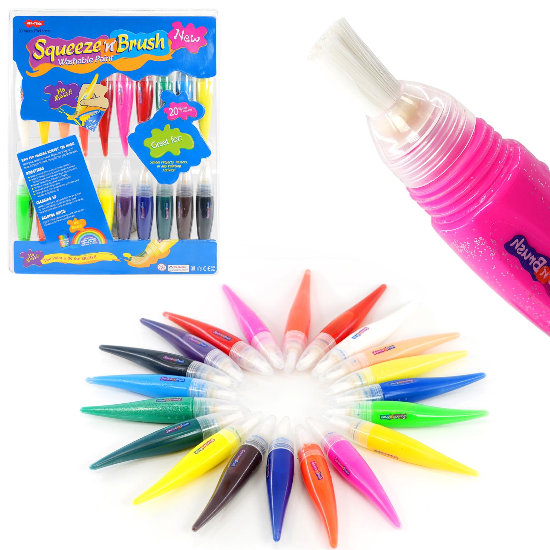 Squeeze n Brush Washable Paint by The Magic Toy Shop - The Magic Toy Shop