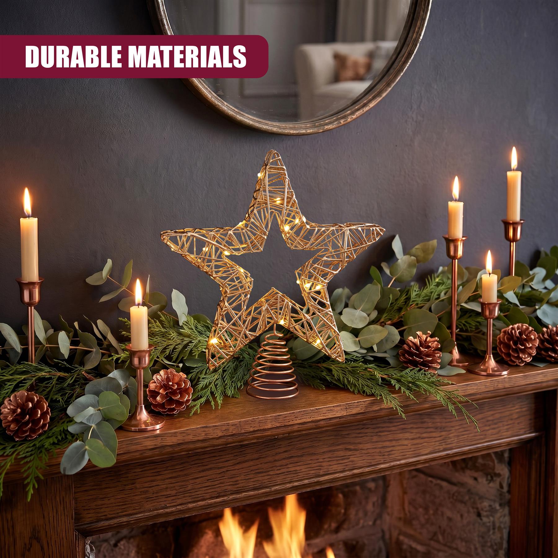Christmas Star Tree Topper