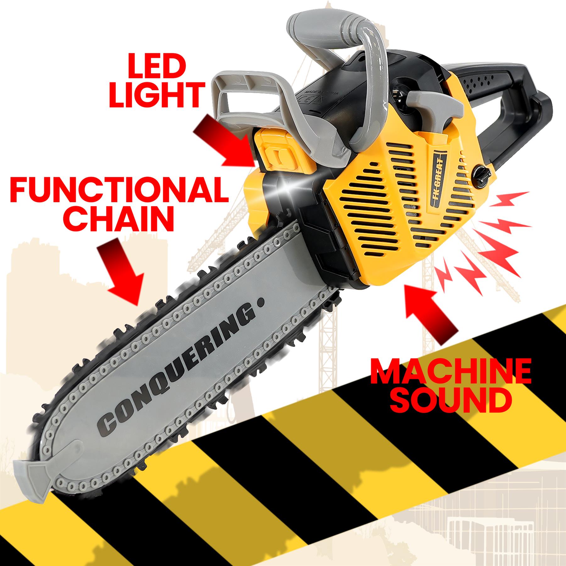 Kids Pretend Chainsaw Toy by The Magic Toy Shop - The Magic Toy Shop