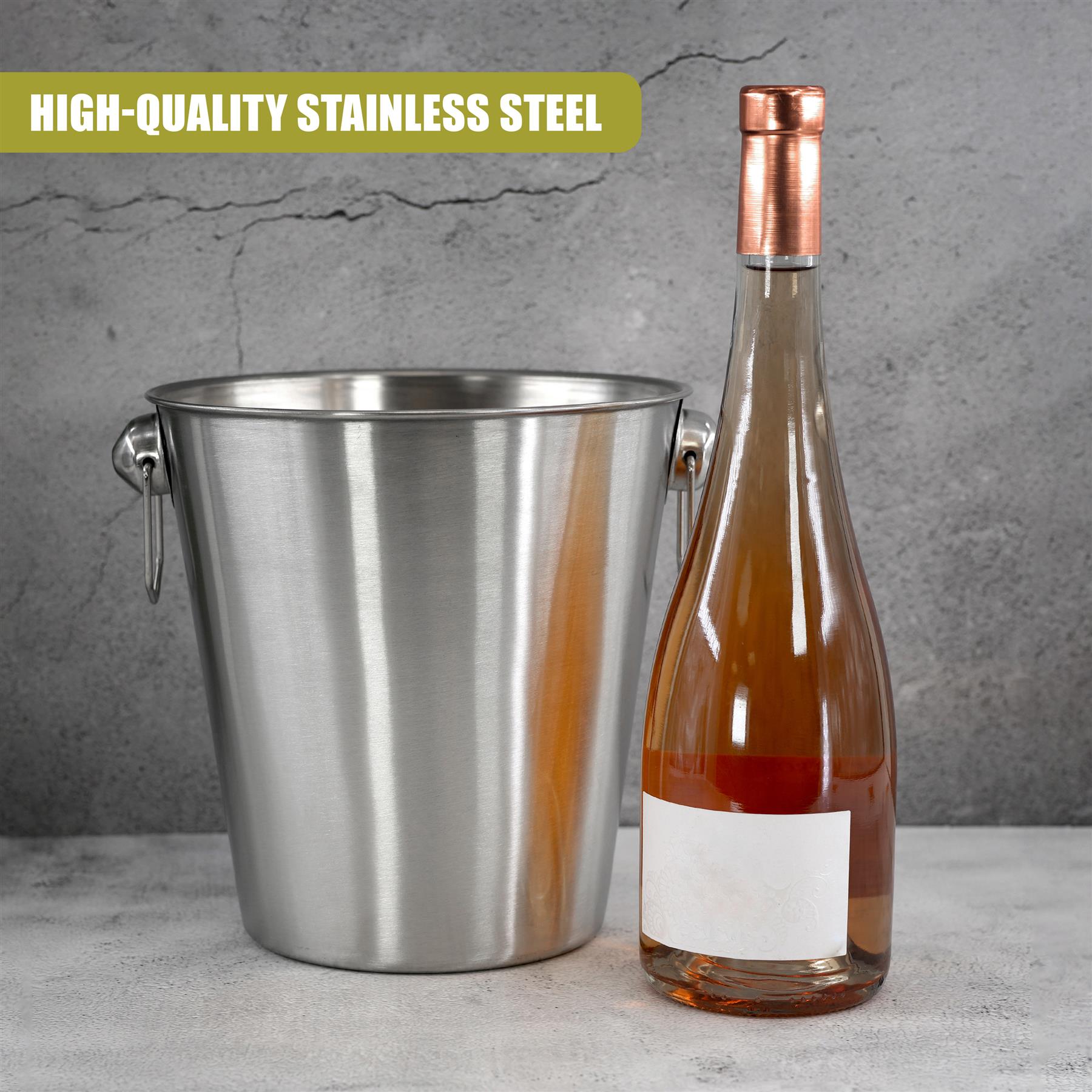 Wine Bucket Brushed Finish by Geezy - The Magic Toy Shop