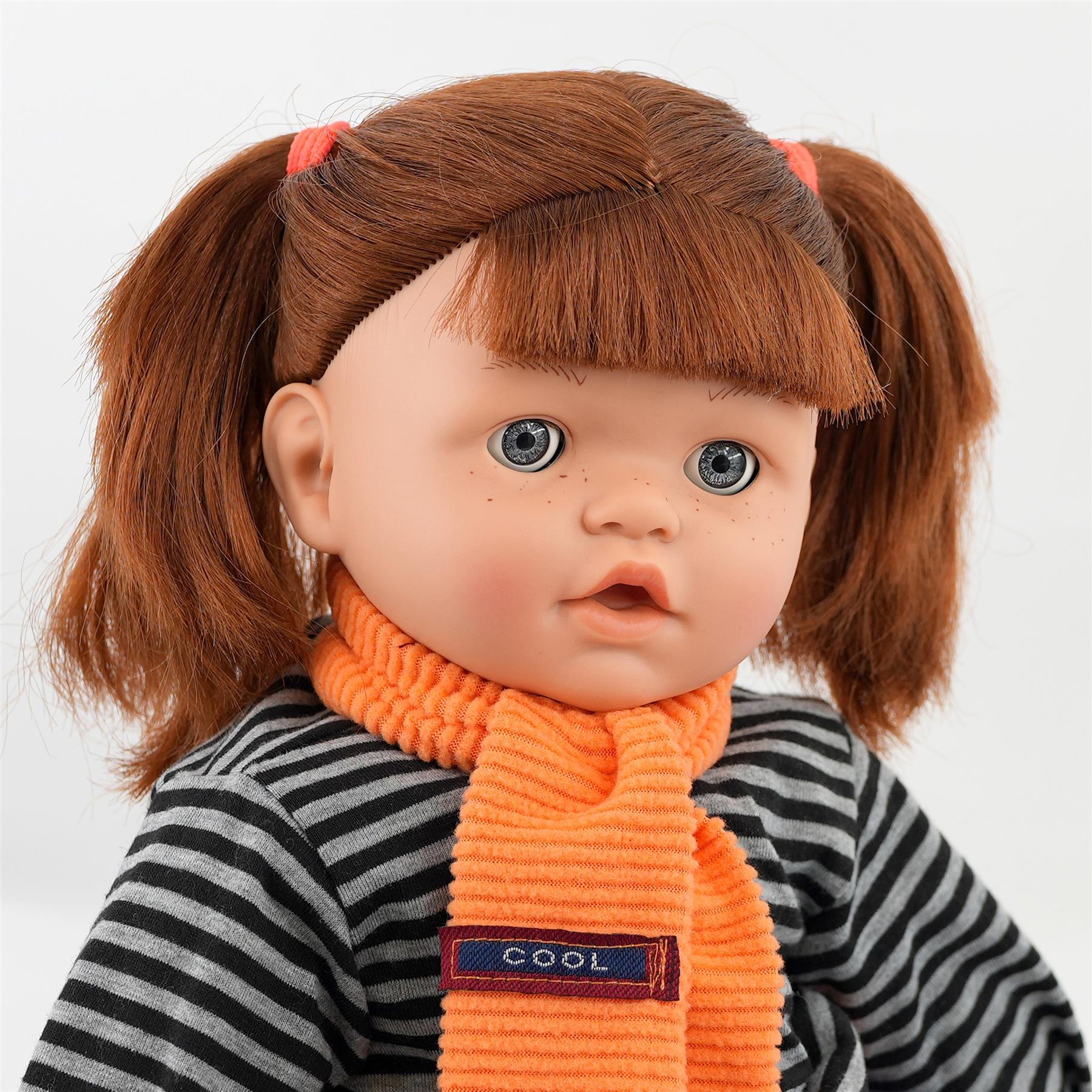 BiBi Sleeping Ginger Girl Doll (45 cm / 18")