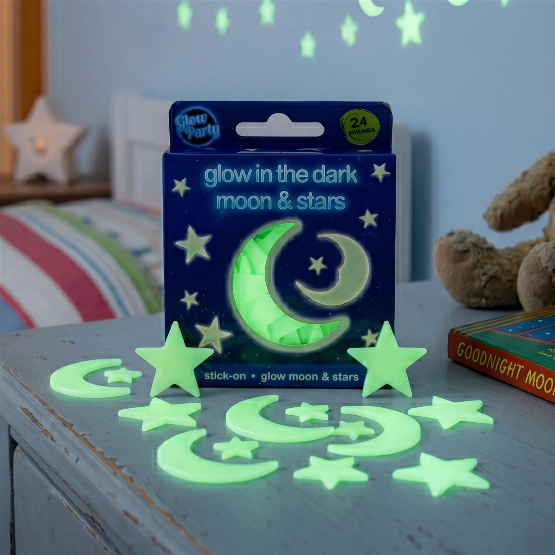 Glow in the Dark Moon & Stars