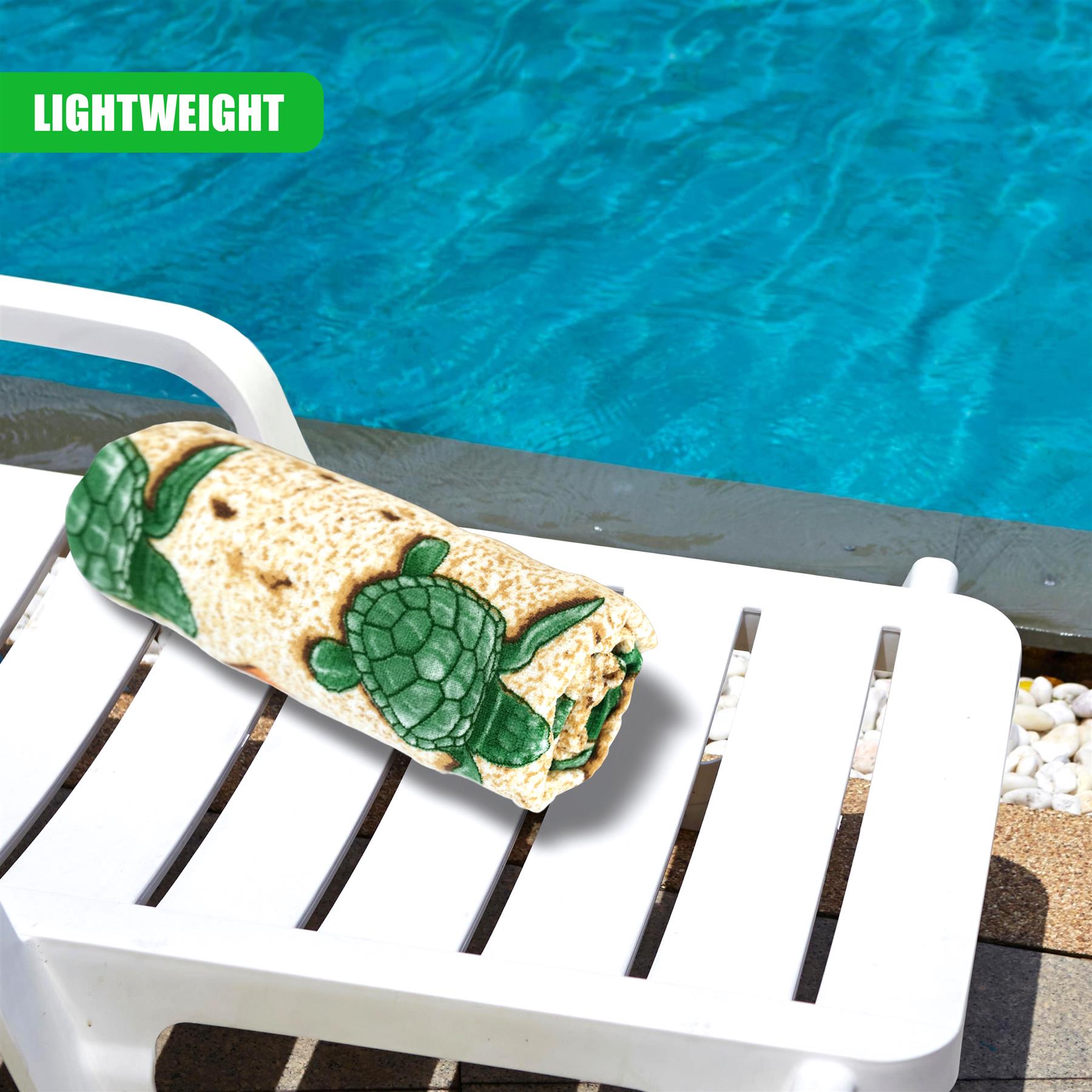 Turtles Design Large Towel by Geezy - The Magic Toy Shop