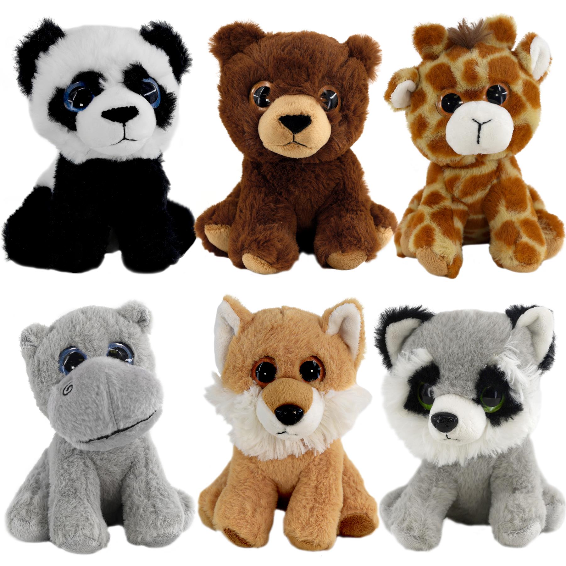 Set of 6 Soft Plush Animals Toys by The Magic Toy Shop - The Magic Toy Shop