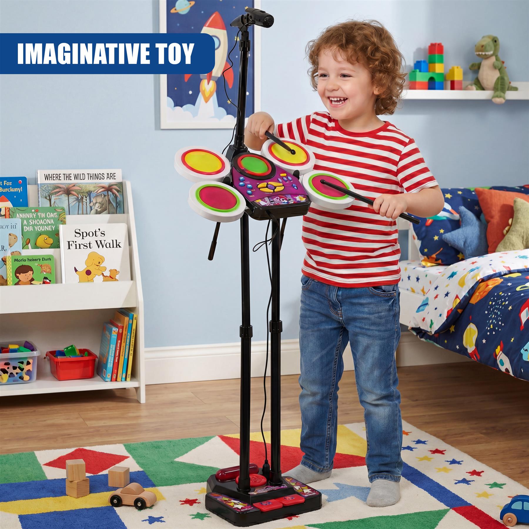 Electronic Drum Kit Playset