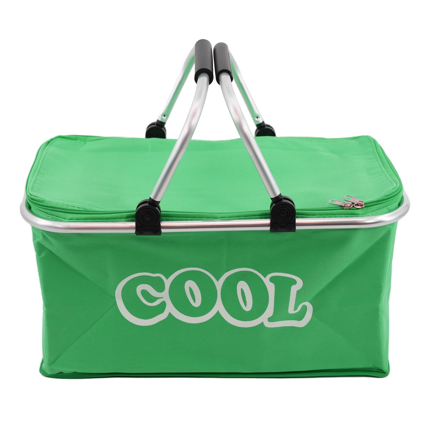 Green Cooler Basket Bag by Geezy - The Magic Toy Shop