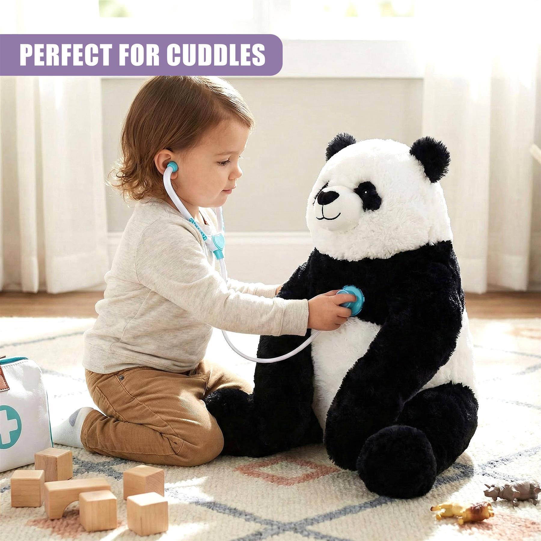 Giant Panda Bear Soft Toy - 55 cm