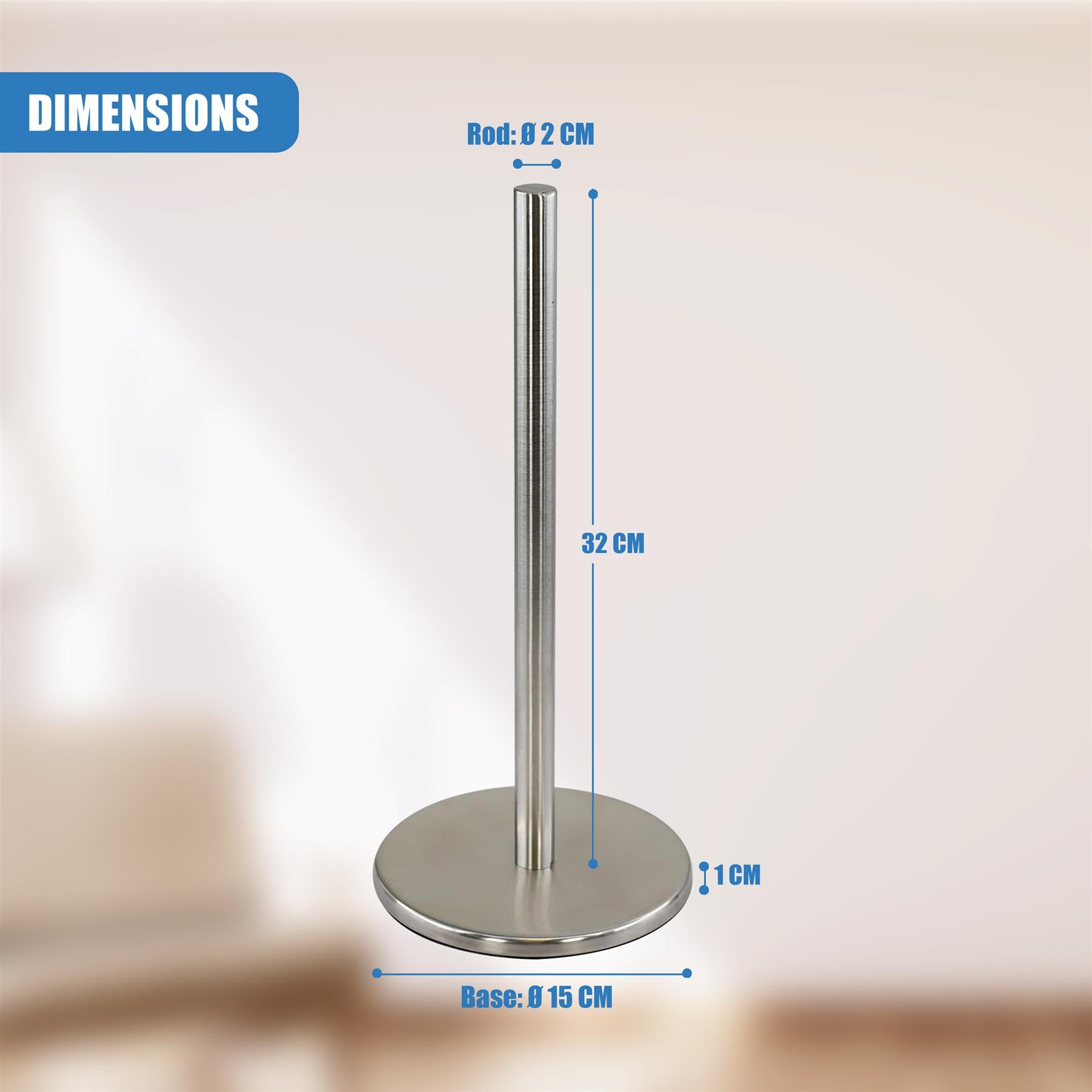 Freestanding Kitchen Roll Holder by GEEZY - The Magic Toy Shop