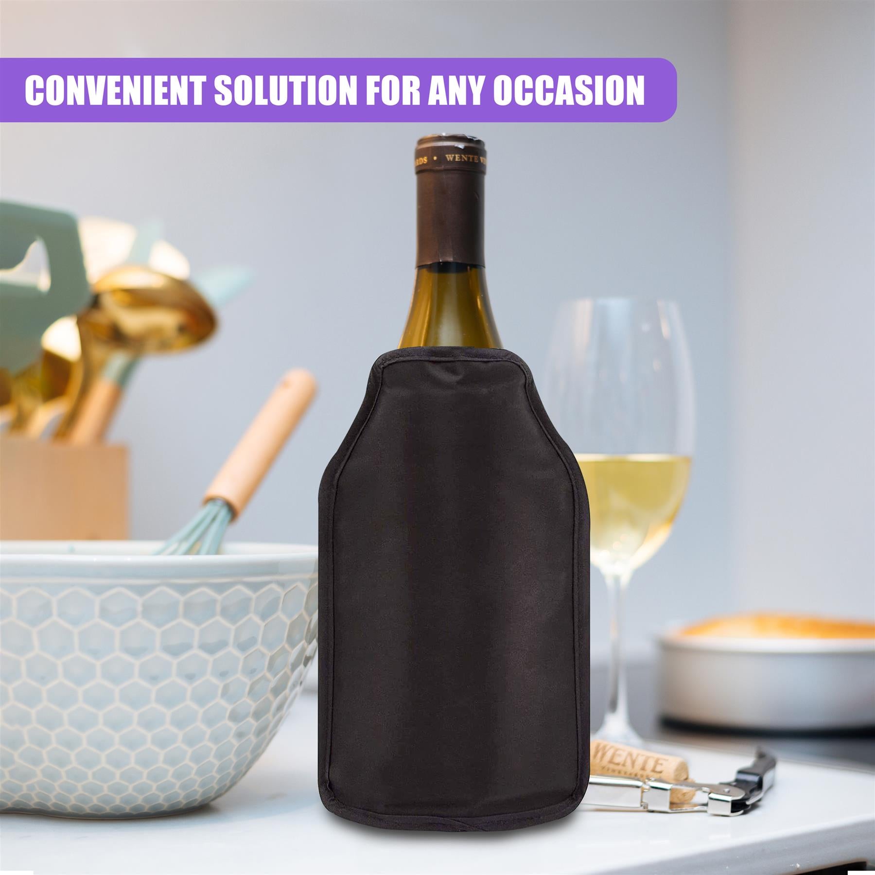 Wine Bottle Cooler Sleeve by Geezy - The Magic Toy Shop