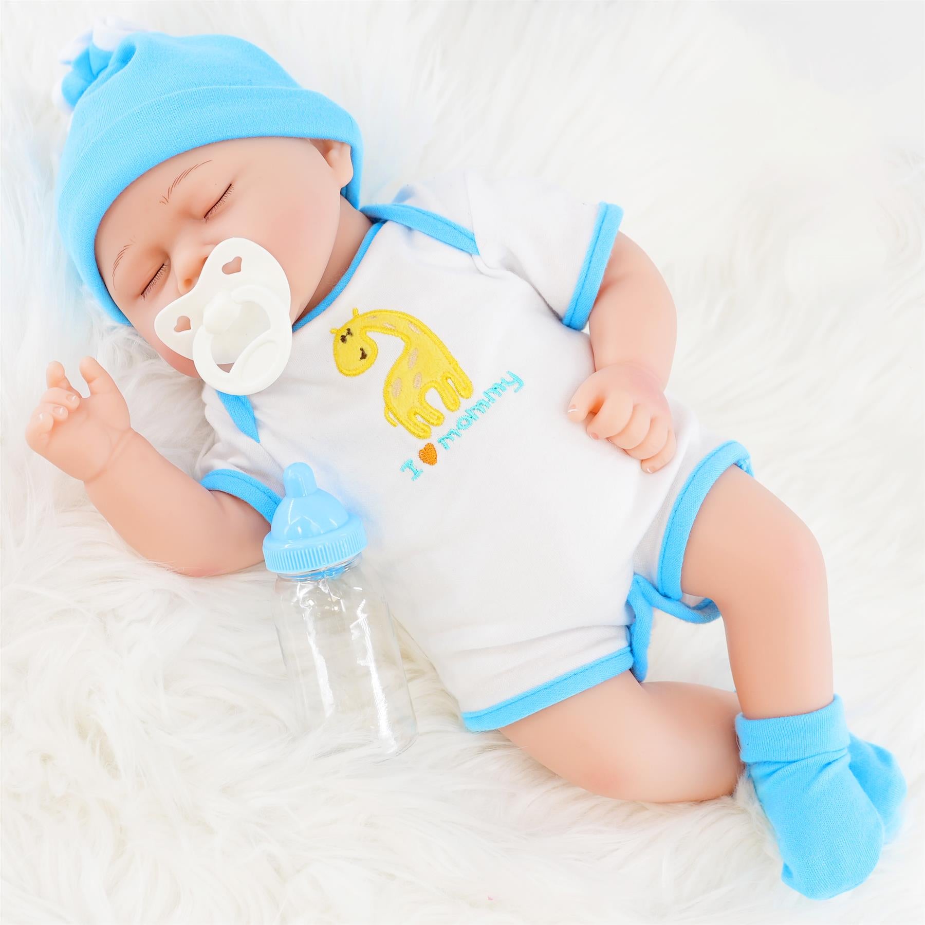 BiBi Doll Reborn Sleeping Boy "Douglas" (43 cm / 17") by BiBi Doll - The Magic Toy Shop