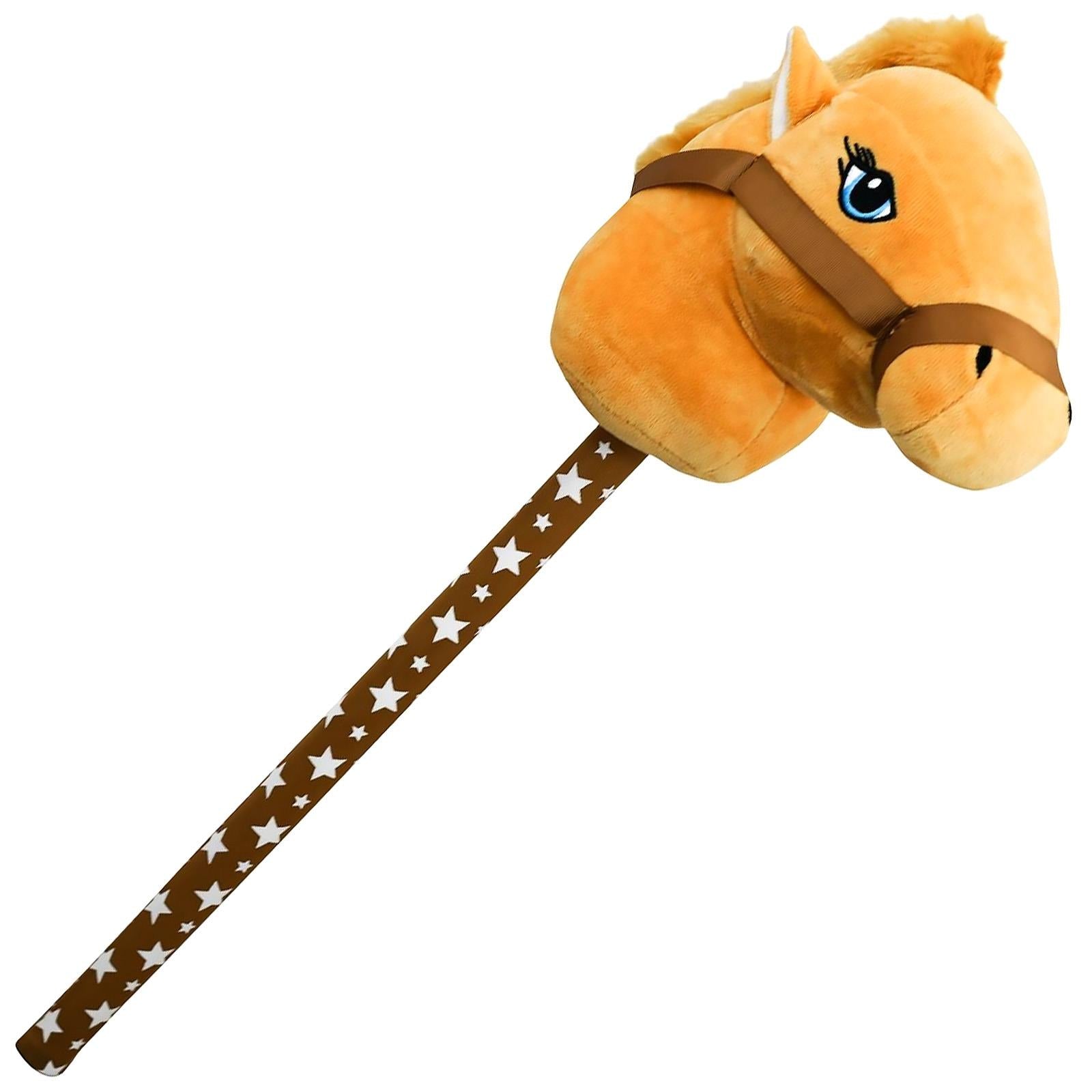 Kids Brown Hobby Horse With Sounds by The Magic Toy Shop - The Magic Toy Shop