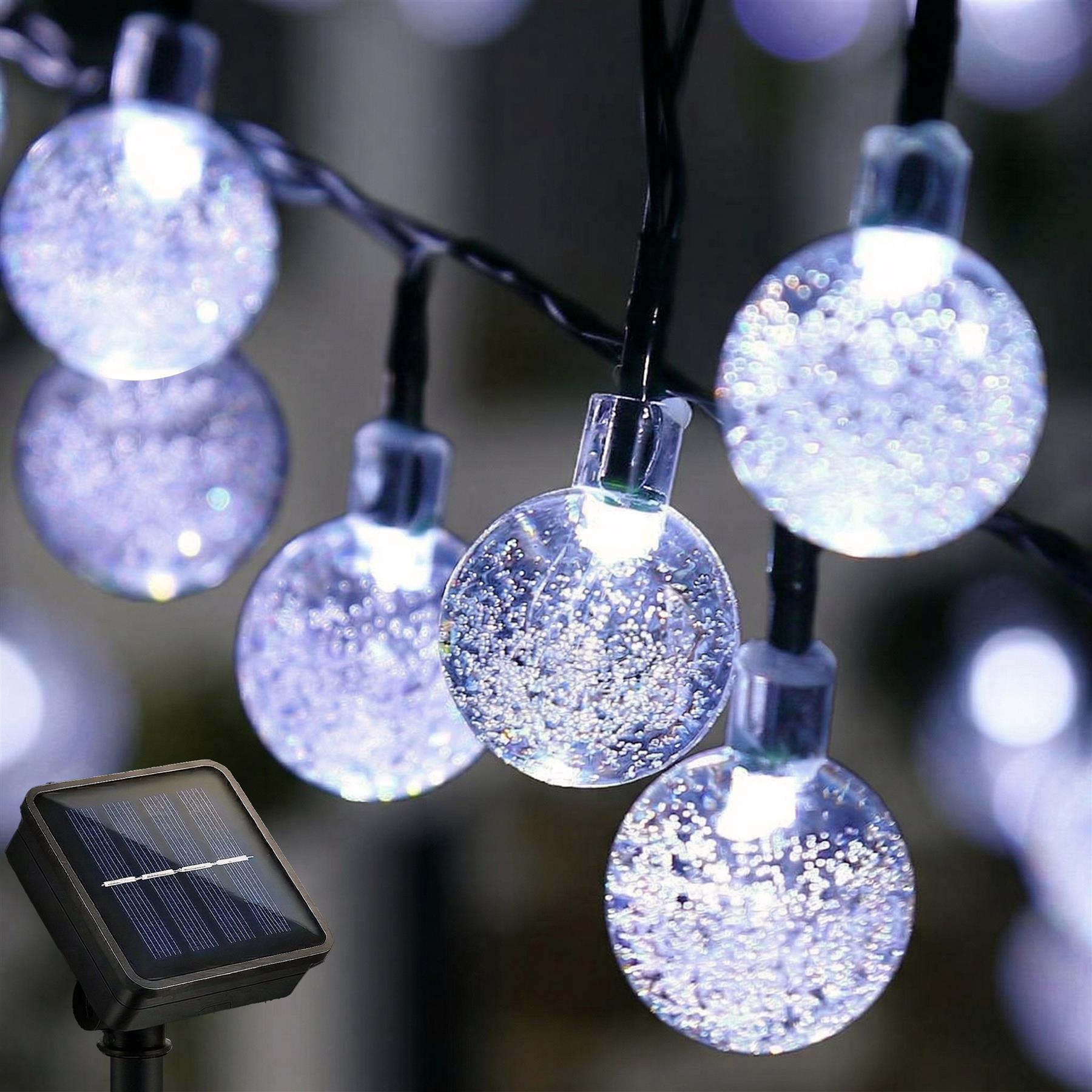 Crystal Ball Solar String Lights