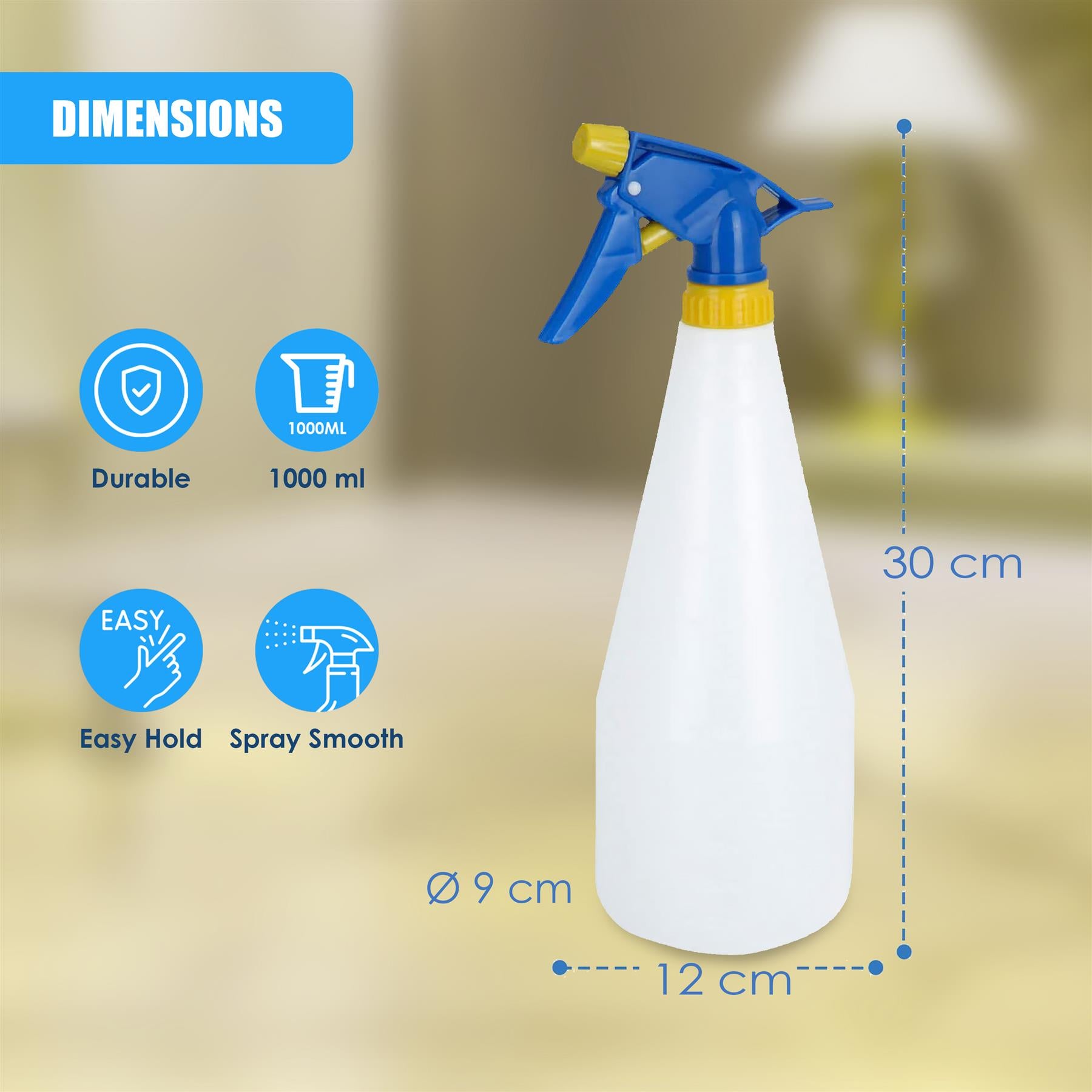 1 Ltr Spray Bottle - Set of 2 by GEEZY - The Magic Toy Shop