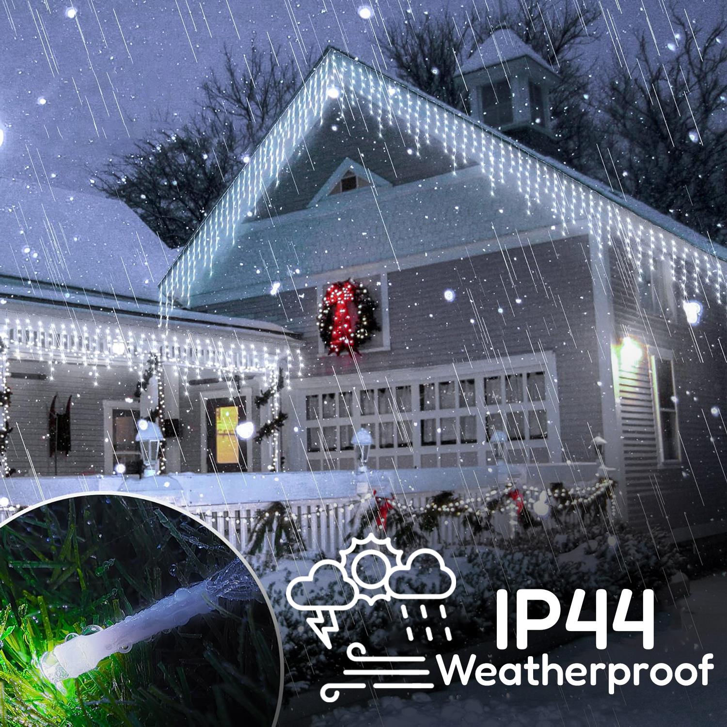 200 Christmas White Led Icicle Lights by The Magic Toy Shop - The Magic Toy Shop