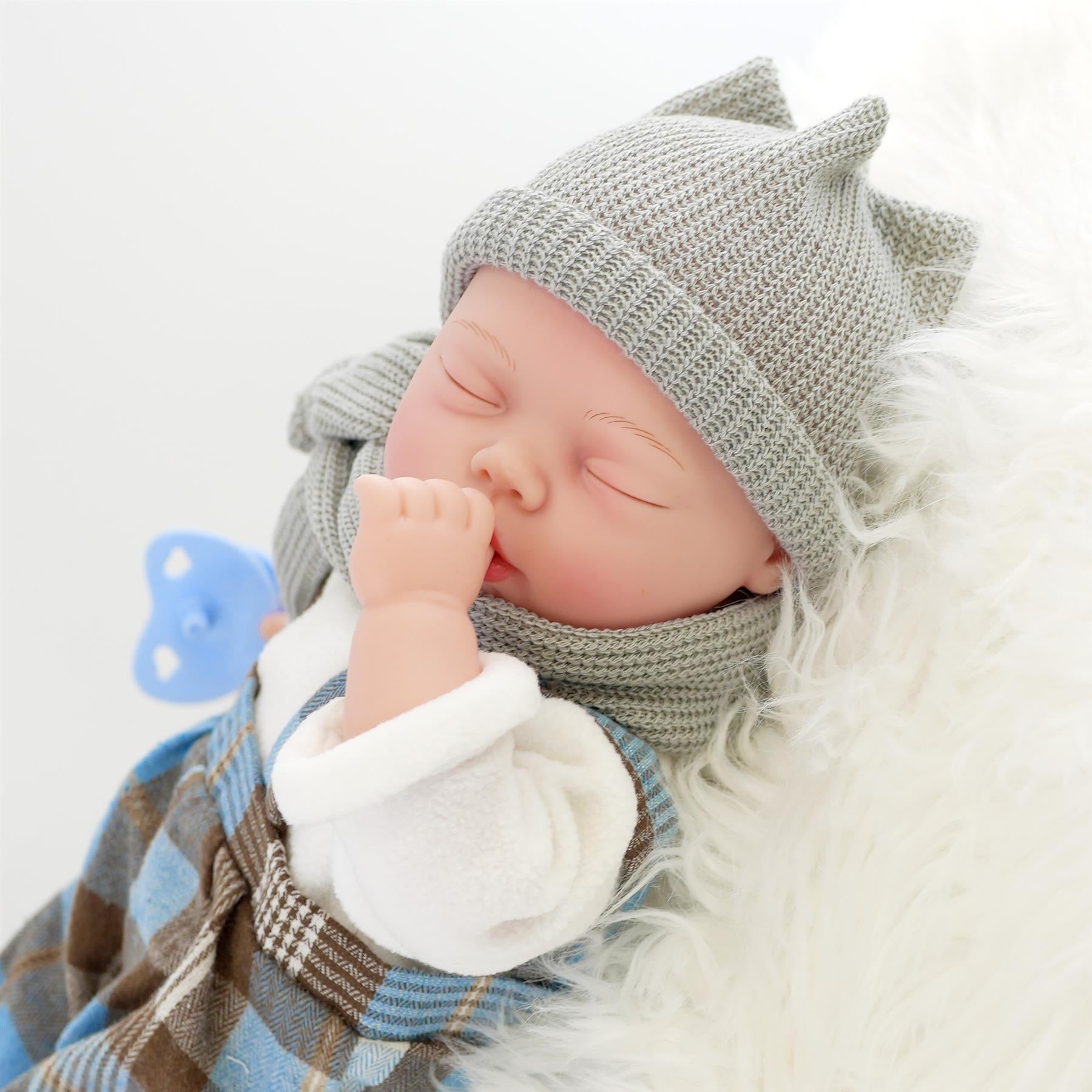 BiBi Baby Doll - Blue Tartan (45 cm / 18") by BiBi Doll - The Magic Toy Shop