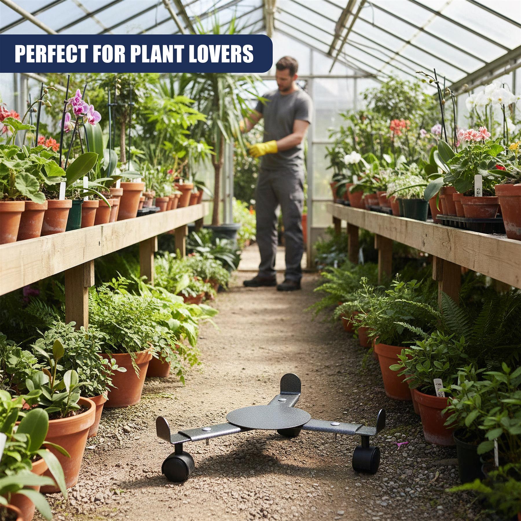 Plant Stand On Wheels