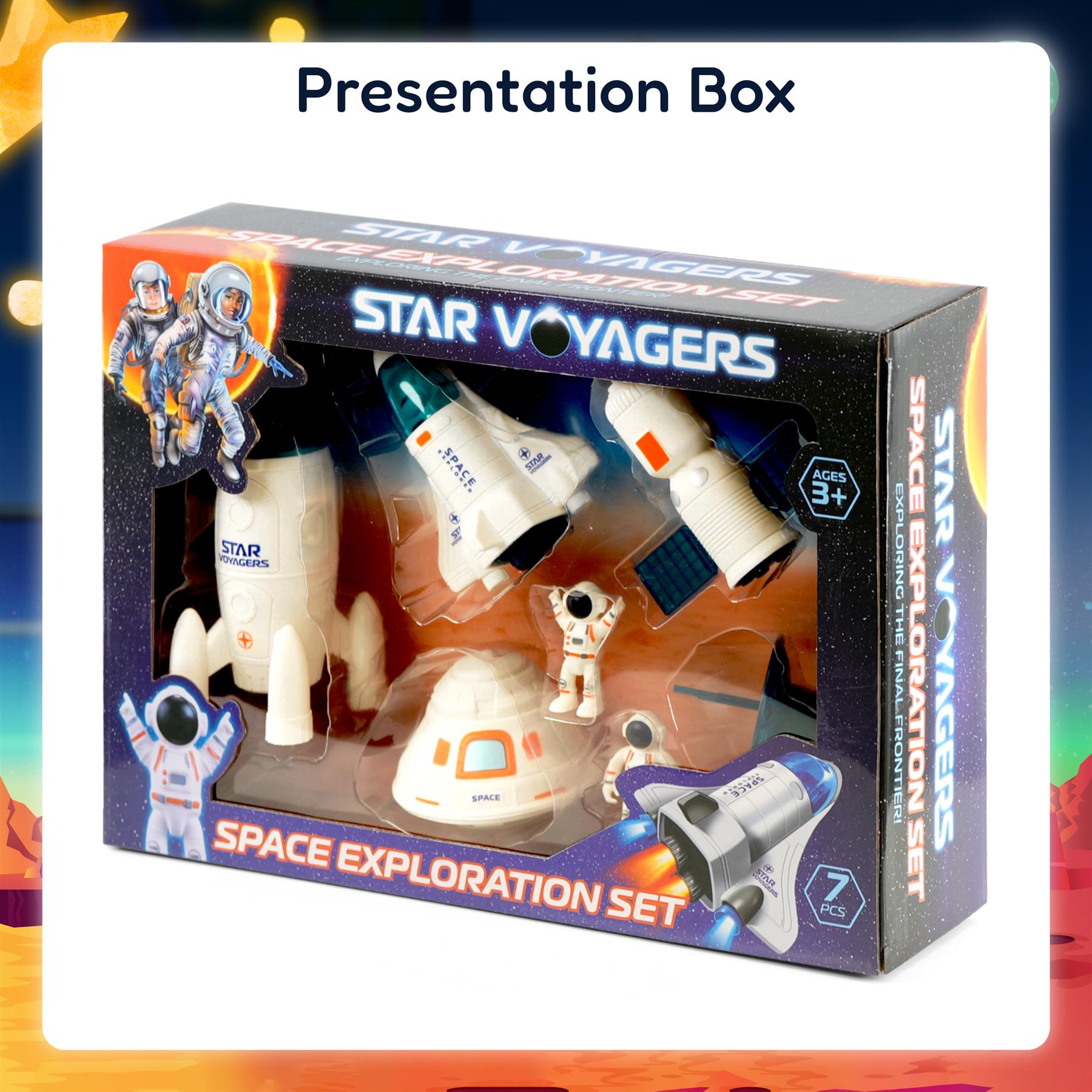 Space Exploration Set for Kids 7 Pcs by The Magic Toy Shop - The Magic Toy Shop