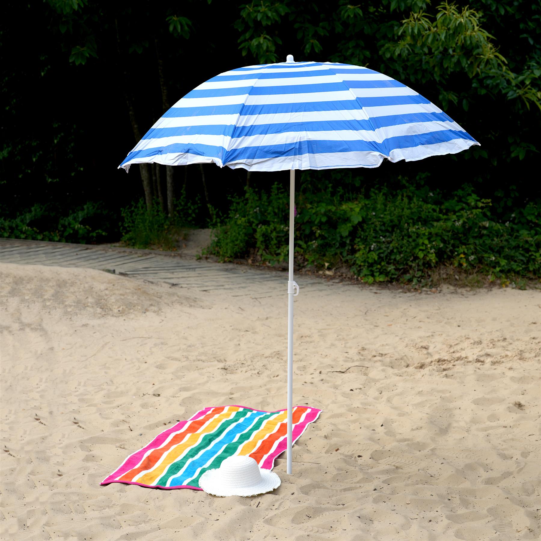 Blue Garden Parasol 1.7m by The Magic Toy Shop - The Magic Toy Shop
