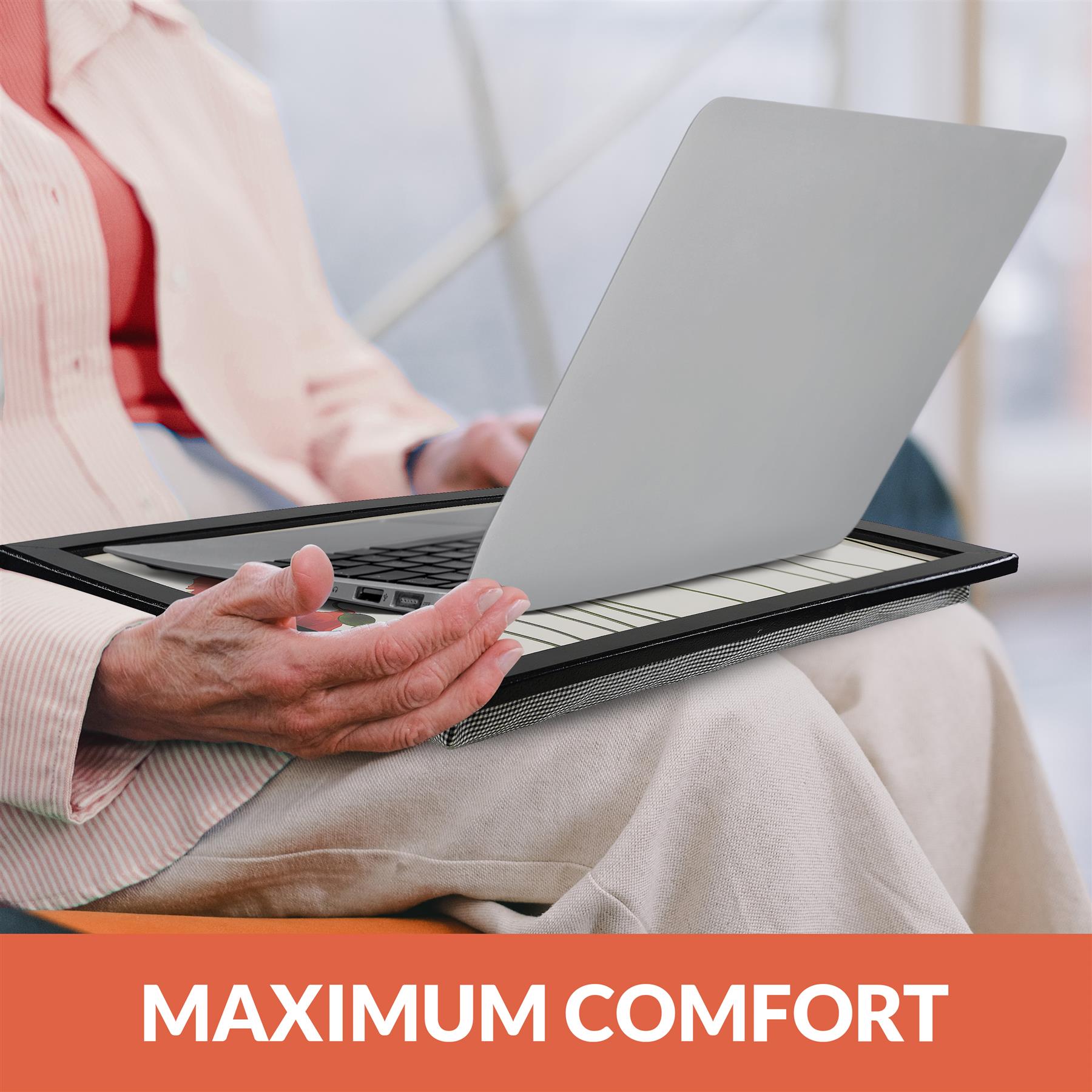 Lap Tray With Bean Bag Cushion (Poppies) by Geezy - The Magic Toy Shop