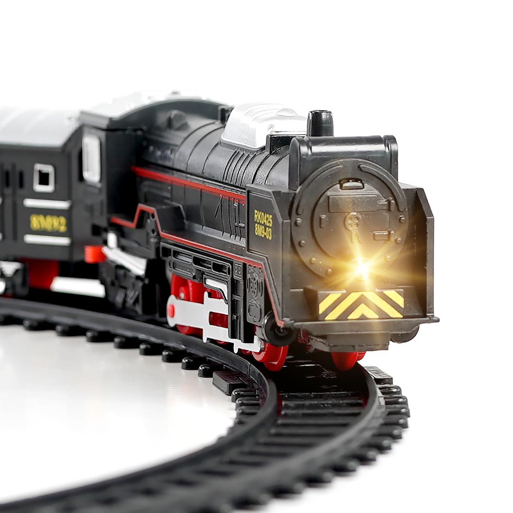 Classic Train Set with Tracks and Headlight by The Magic Toy Shop - The Magic Toy Shop