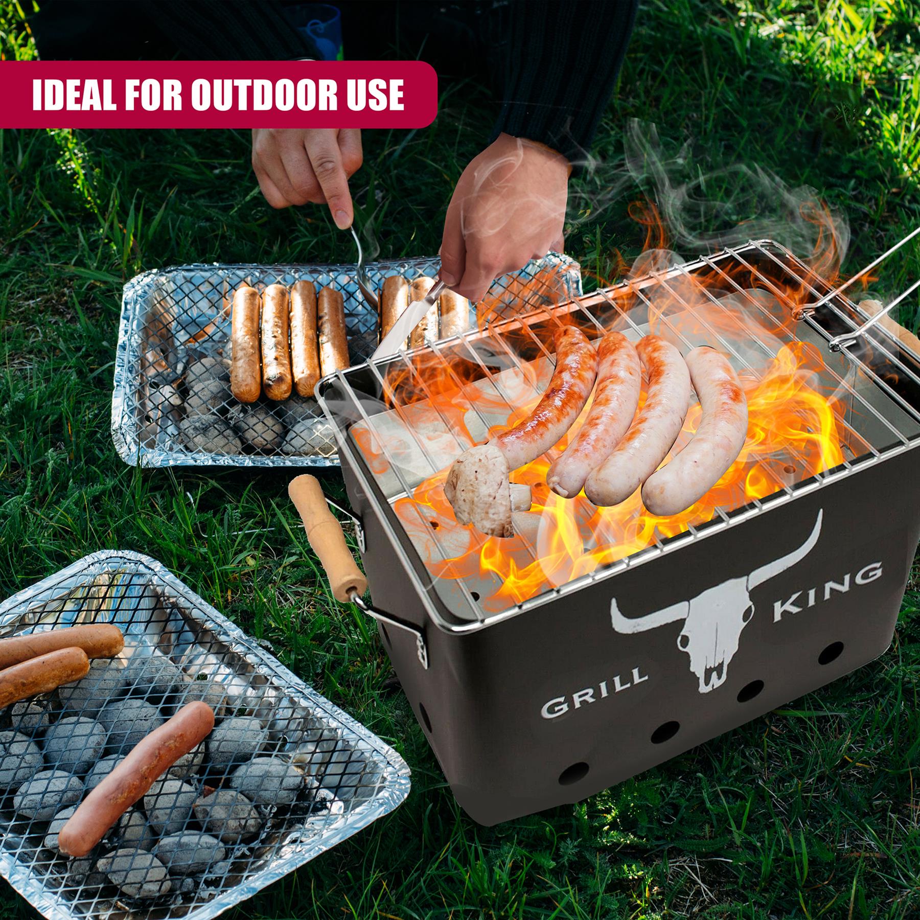 Portable Outdoor Charcoal BBQ Barbecue Grill by GEEZY - The Magic Toy Shop