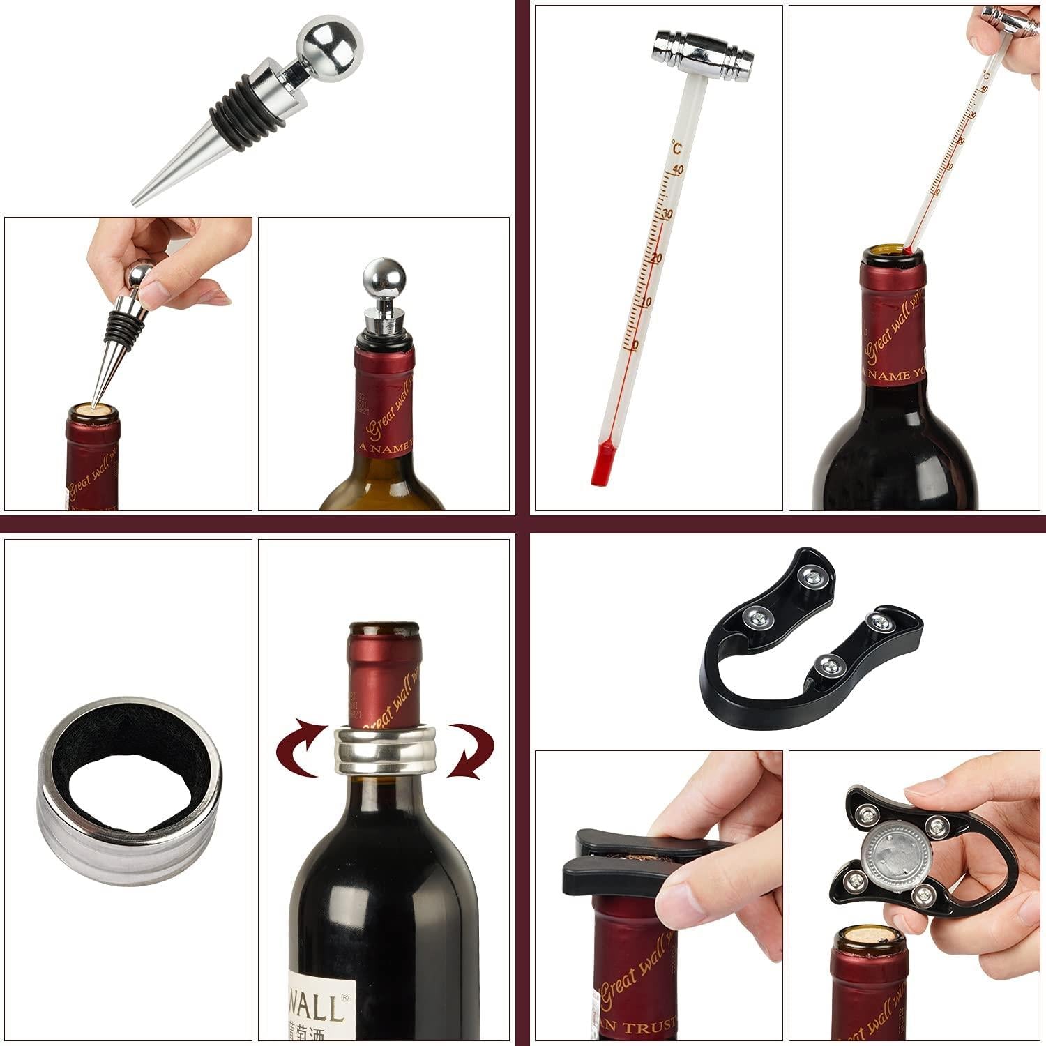 Wine Bottle Opener Set by Geezy - The Magic Toy Shop