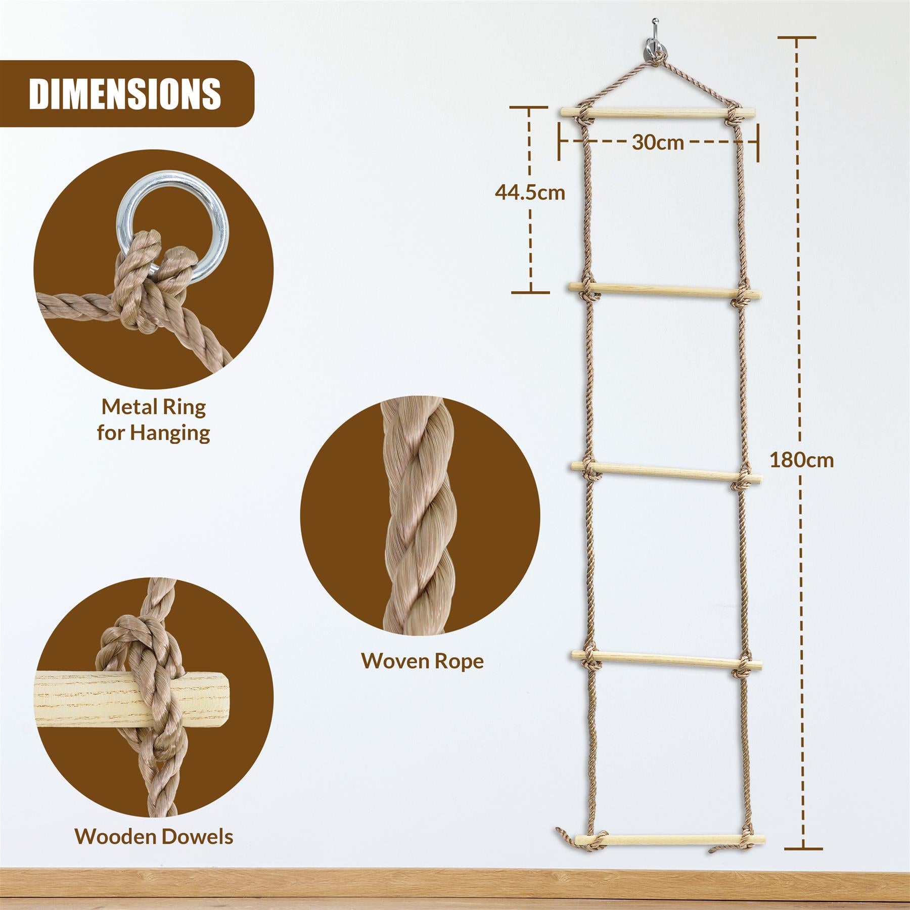 Hanging Blanket Ladder by GEEZY - The Magic Toy Shop