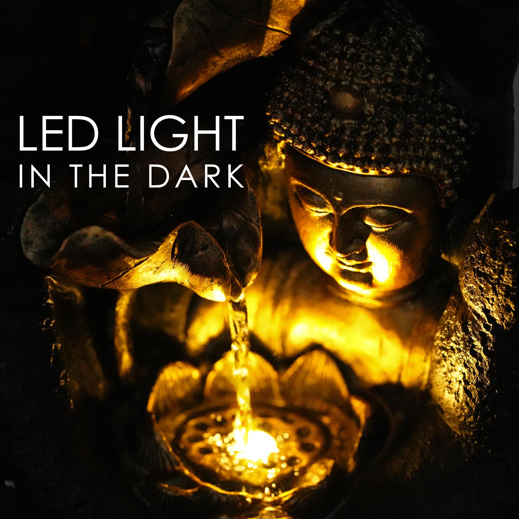 Hand Buddha Water Feature Indoor With LED by GEEZY - The Magic Toy Shop