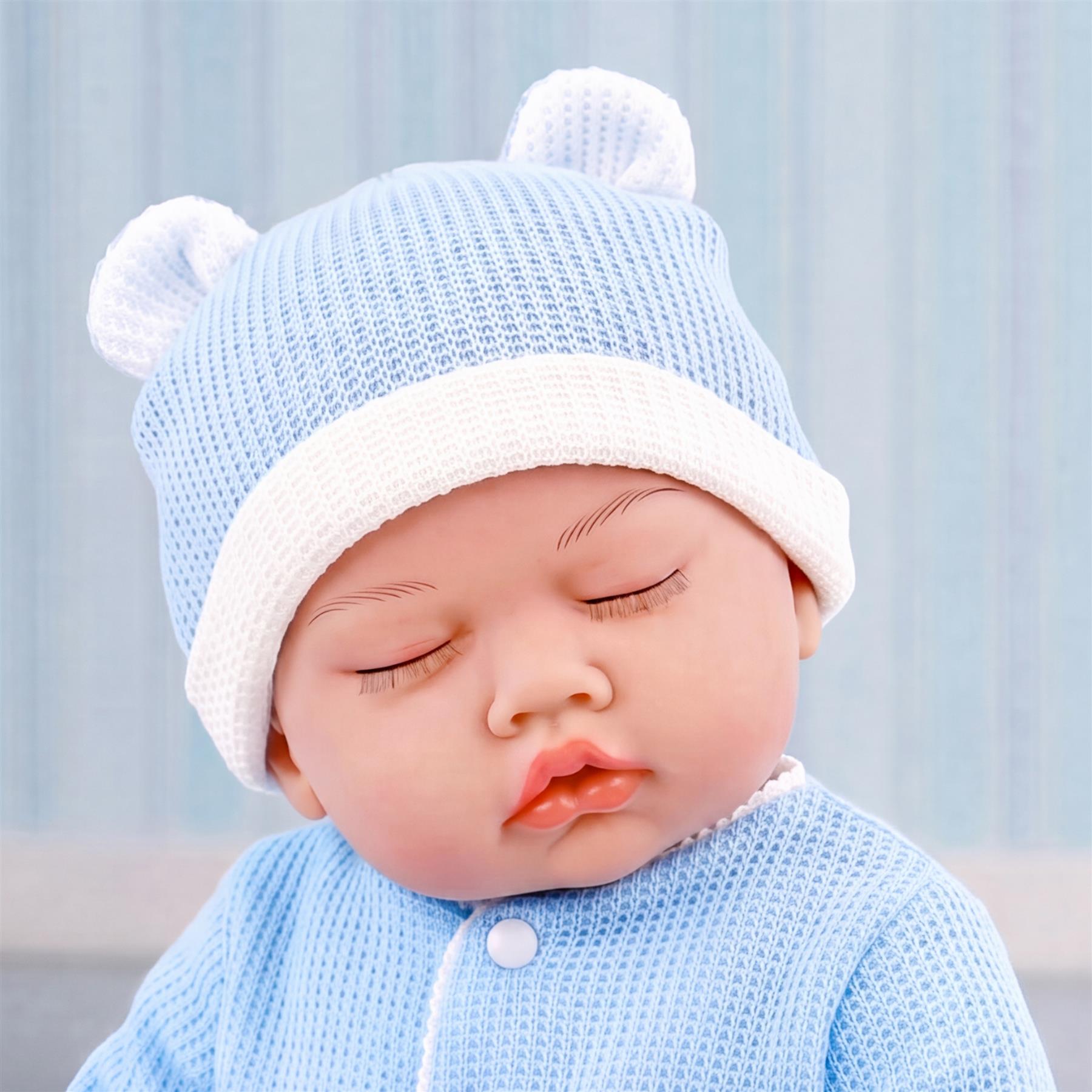 BiBi Doll Reborn Sleeping Boy "Periwinkle" (50 cm / 20")