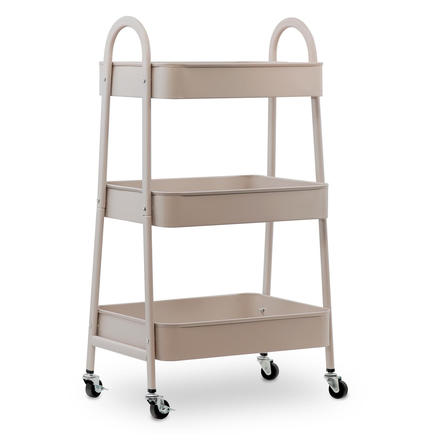 3 Tier Storage Trolley on Wheels by GEEZY - The Magic Toy Shop