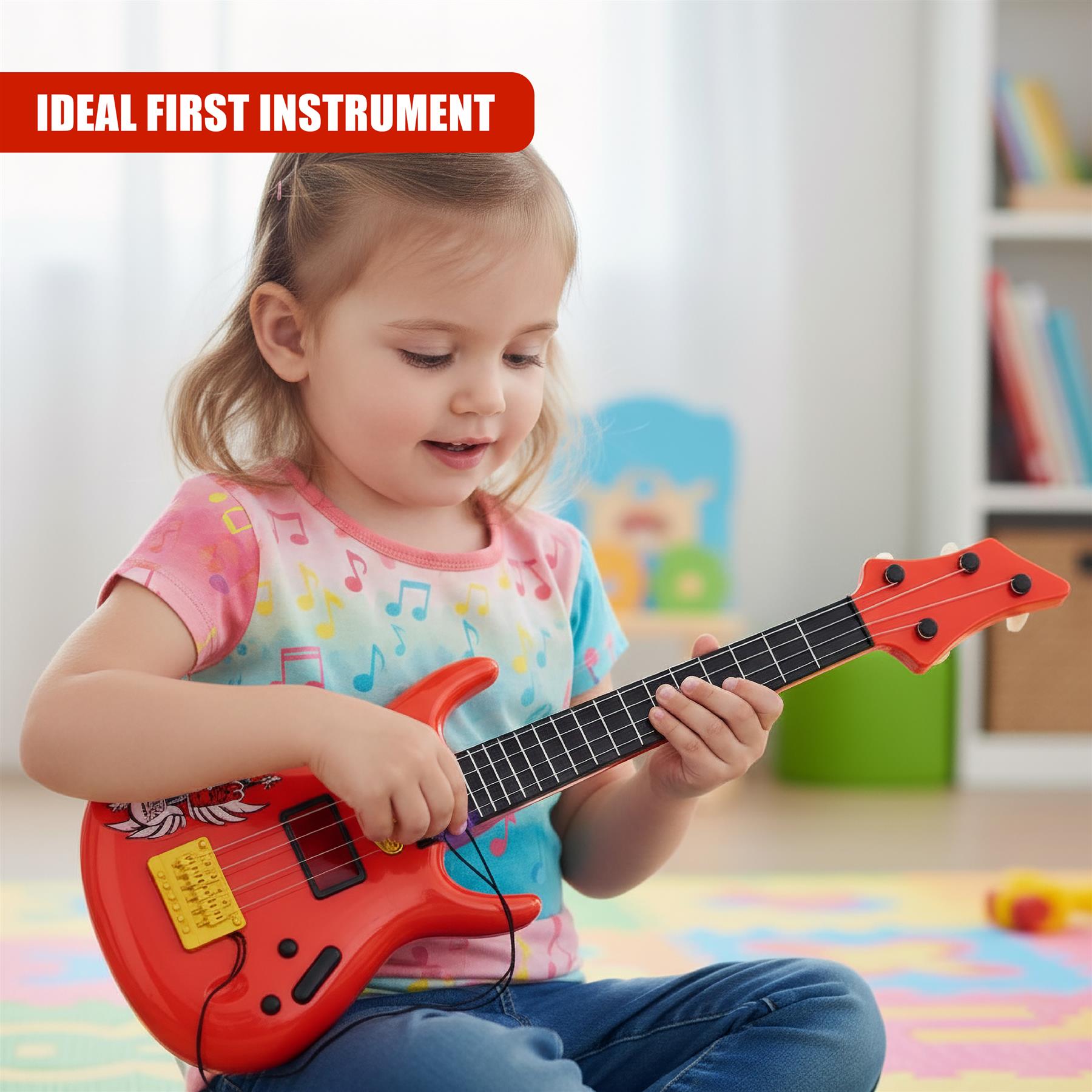 19 Inches Kids Plastic Acoustic Guitar