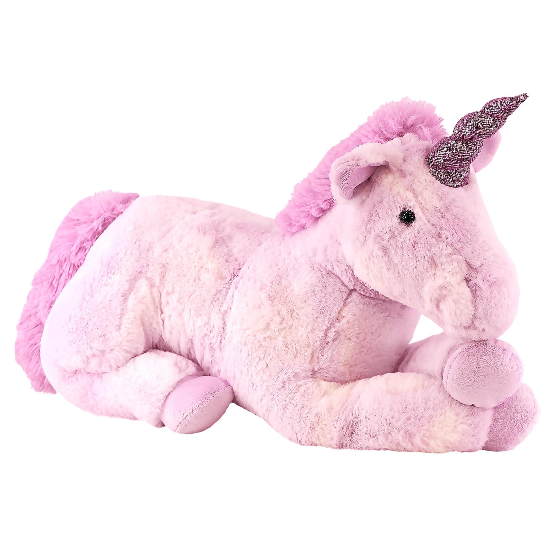 21" Lying Soft Stuffed Unicorn by The Magic Toy Shop - The Magic Toy Shop