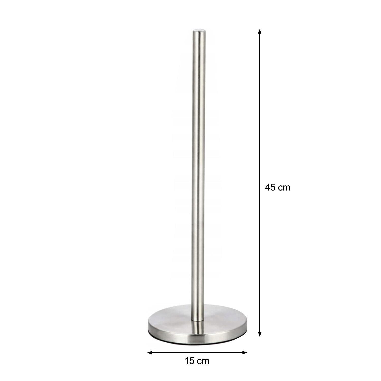 Stainless Steel Bathroom Toilet Paper Roll Holder by MTS - The Magic Toy Shop