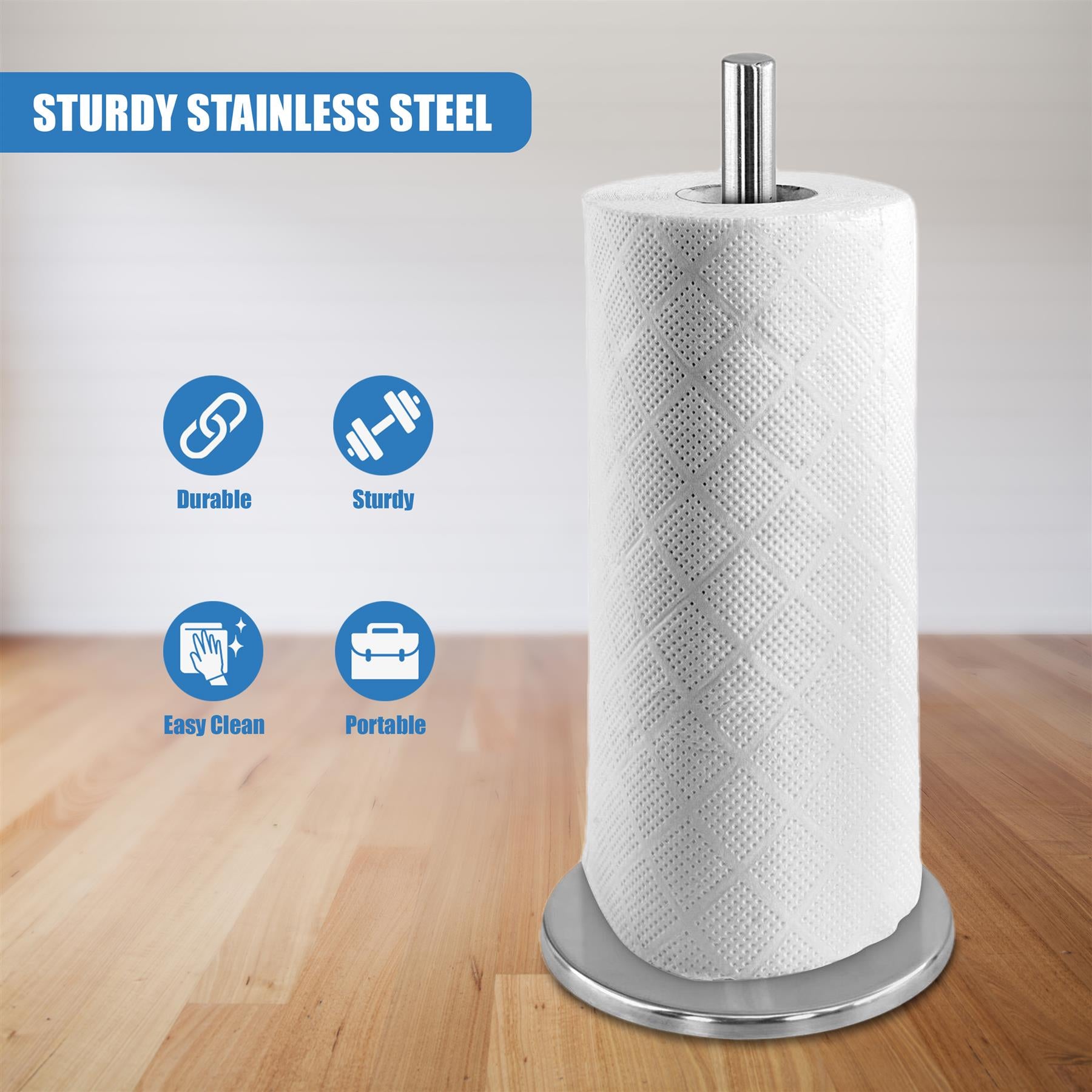 Freestanding Kitchen Roll Holder by GEEZY - The Magic Toy Shop