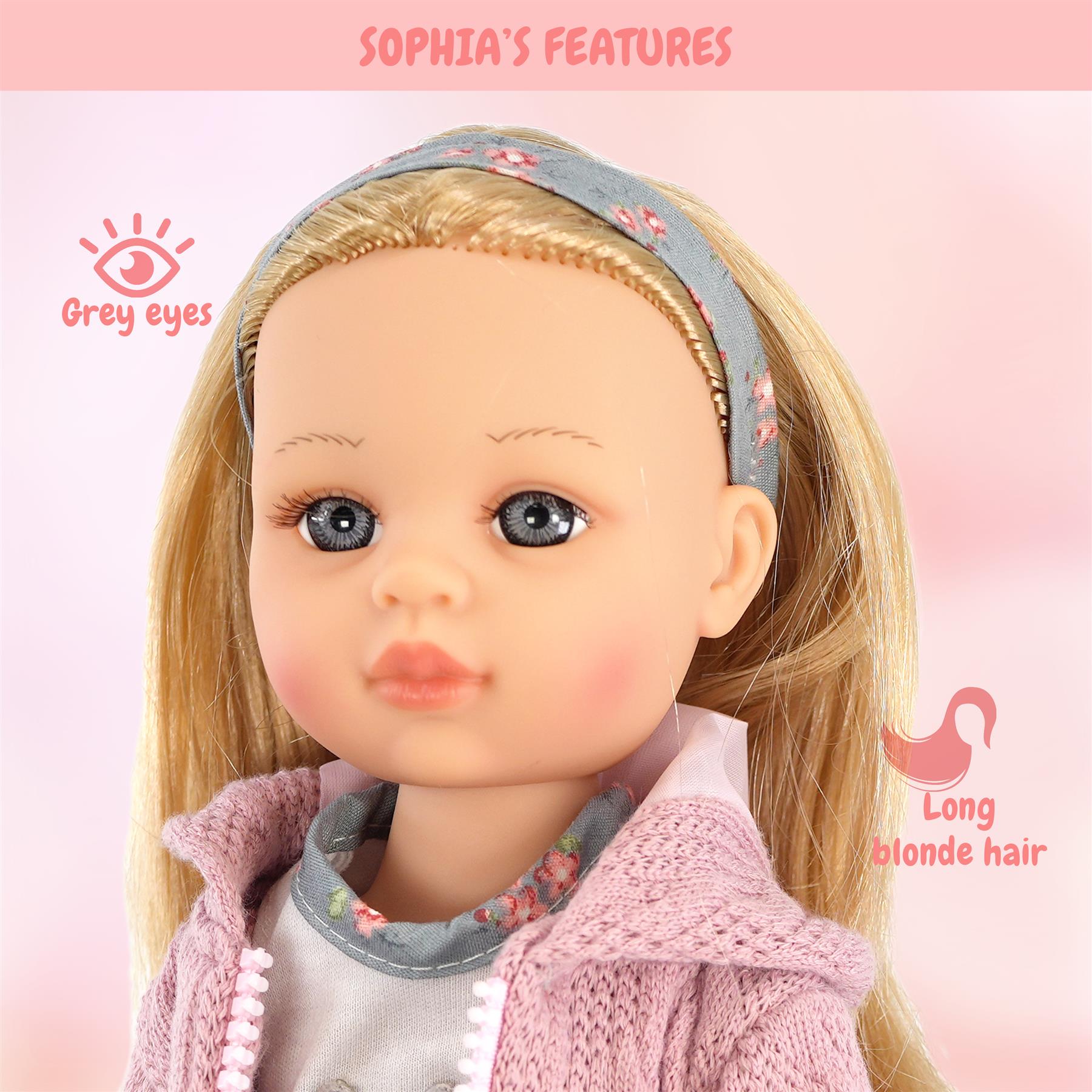 BiBi Fashion Doll " Sophia" (38 cm / 15") by BiBi Doll - The Magic Toy Shop