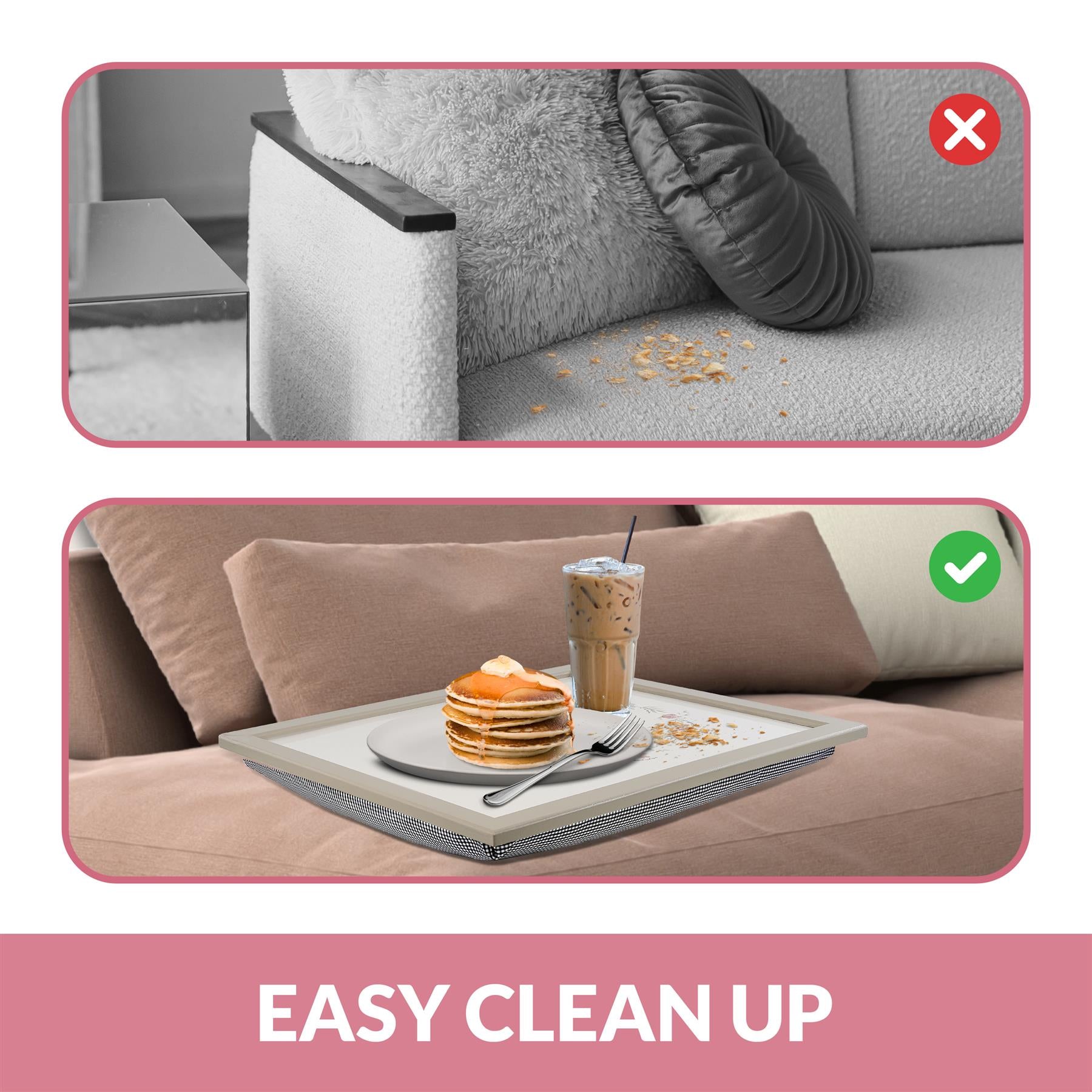 Live a Beautiful Life Lap Tray With Bean Bag Cushion by GEEZY - The Magic Toy Shop